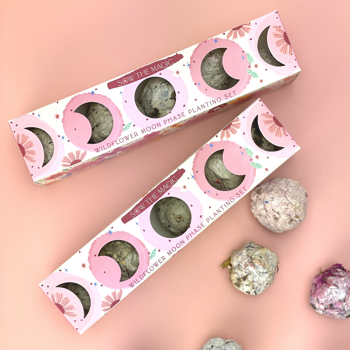 Moon Phase Wild Flower Seed Planting Set | Sow the Magic