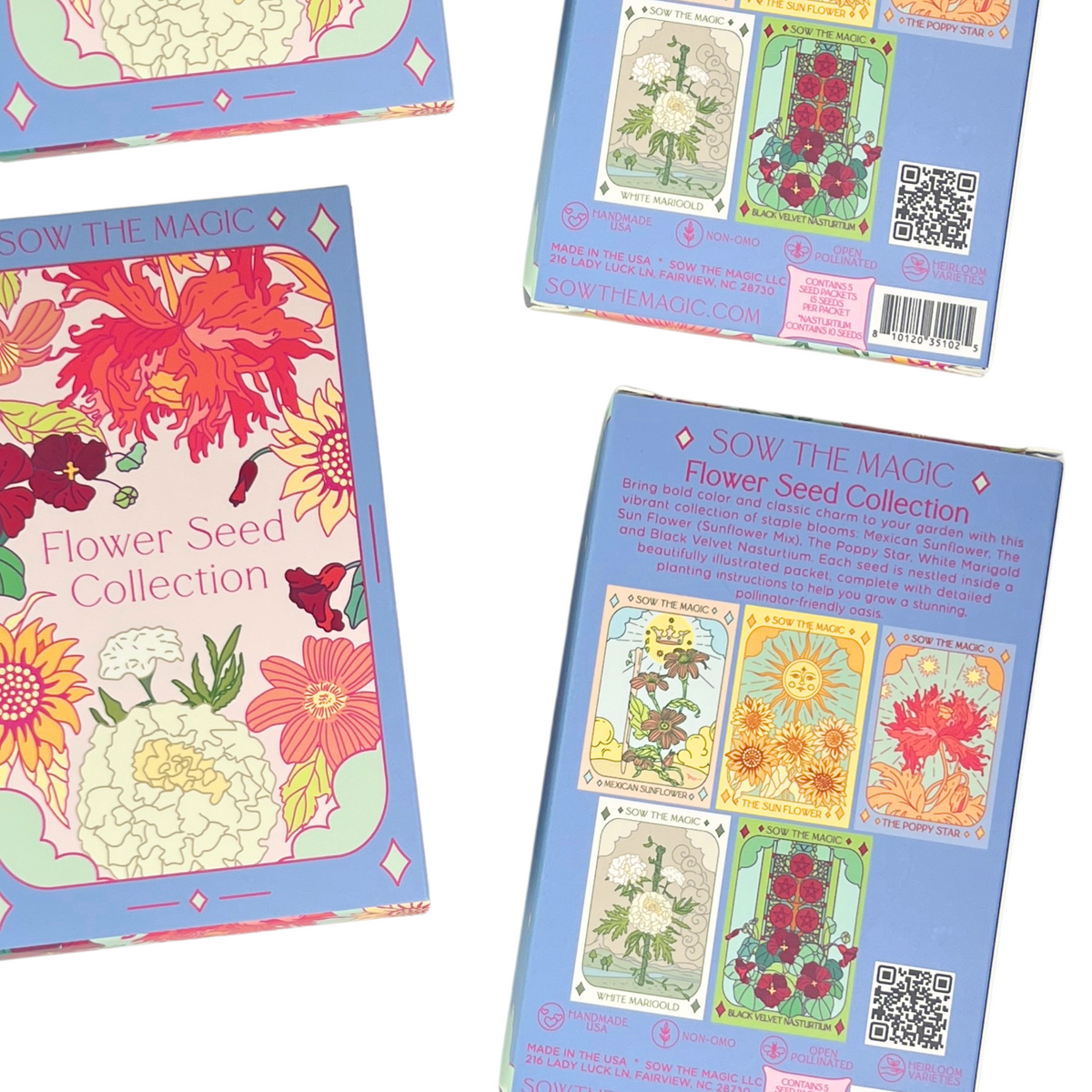 Heirloom Flower Seed Collection – Non-GMO Blooms for a Colorful Garden