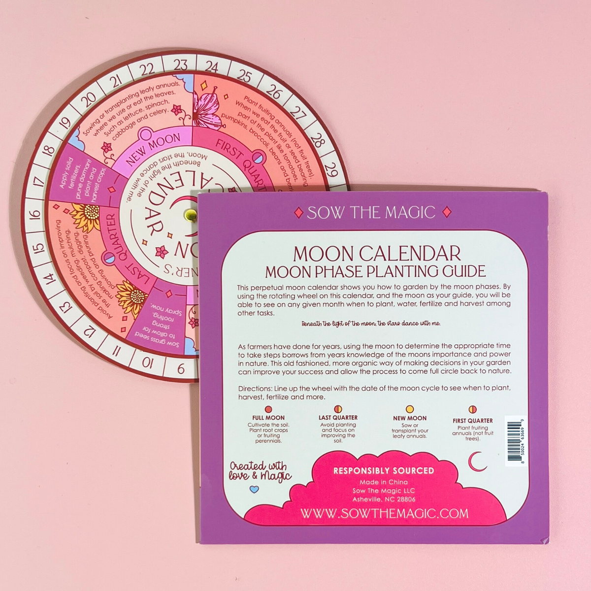 moon calendar for planting seeds Moon Calendar Spinner Planting Guide