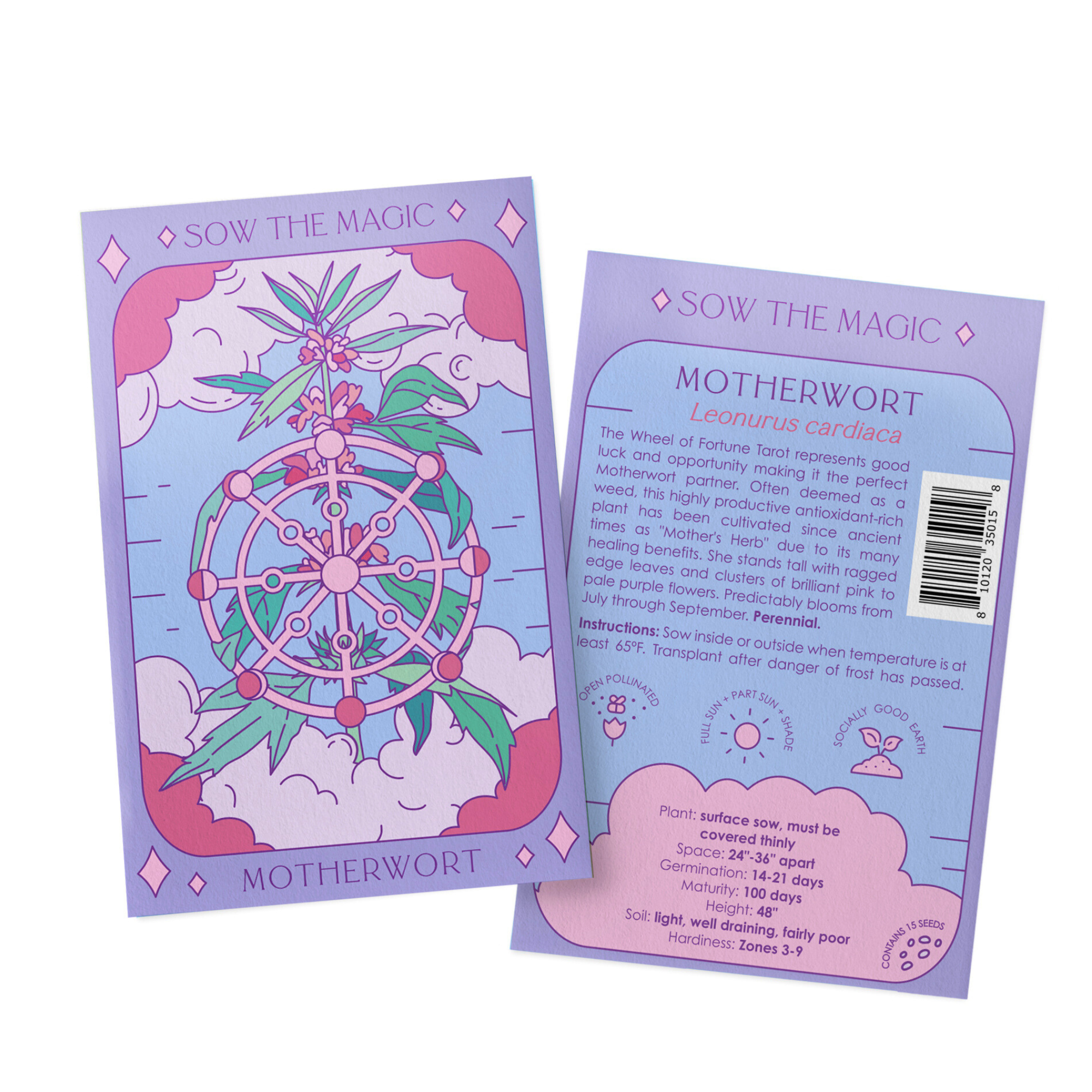 Motherwort Tarot Seed Packet