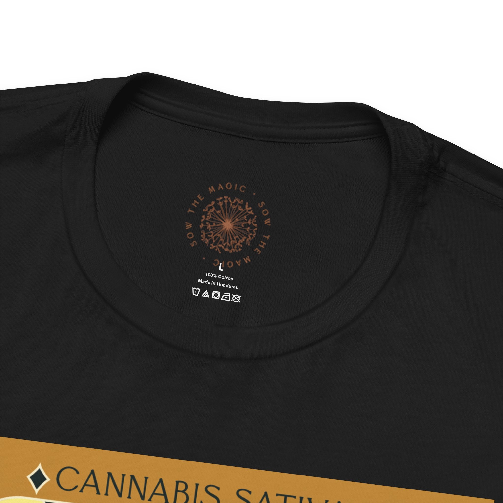 🌿 The Tower – Cannabis Sativa Botanical Tarot Card Unisex Graphic Tee