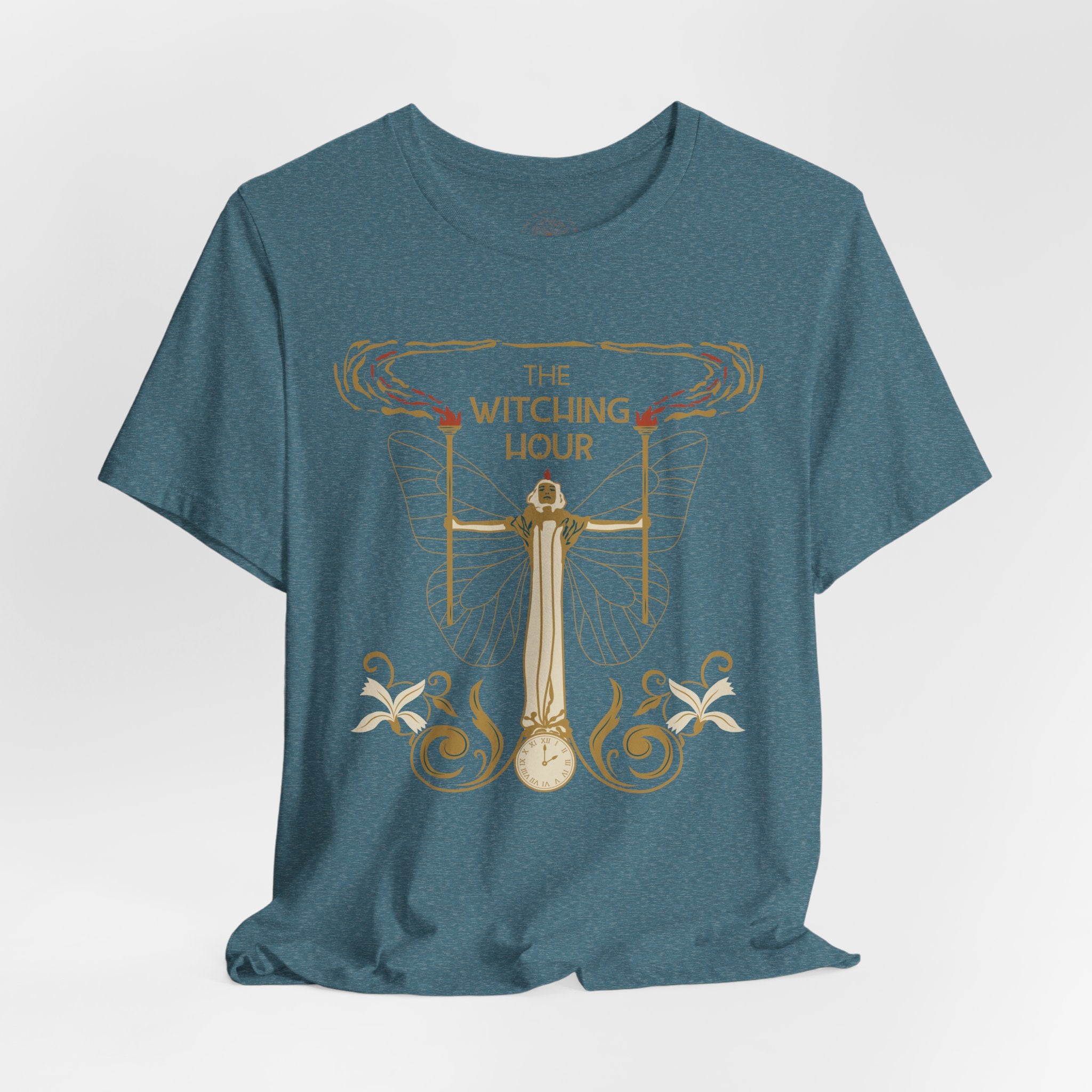 🧙‍♀️ Witching Hour T-Shirt – Unisex Mystical Graphic Tee | Soft Cotton Moon Witch Shirt | Halloween, Witchy Gift