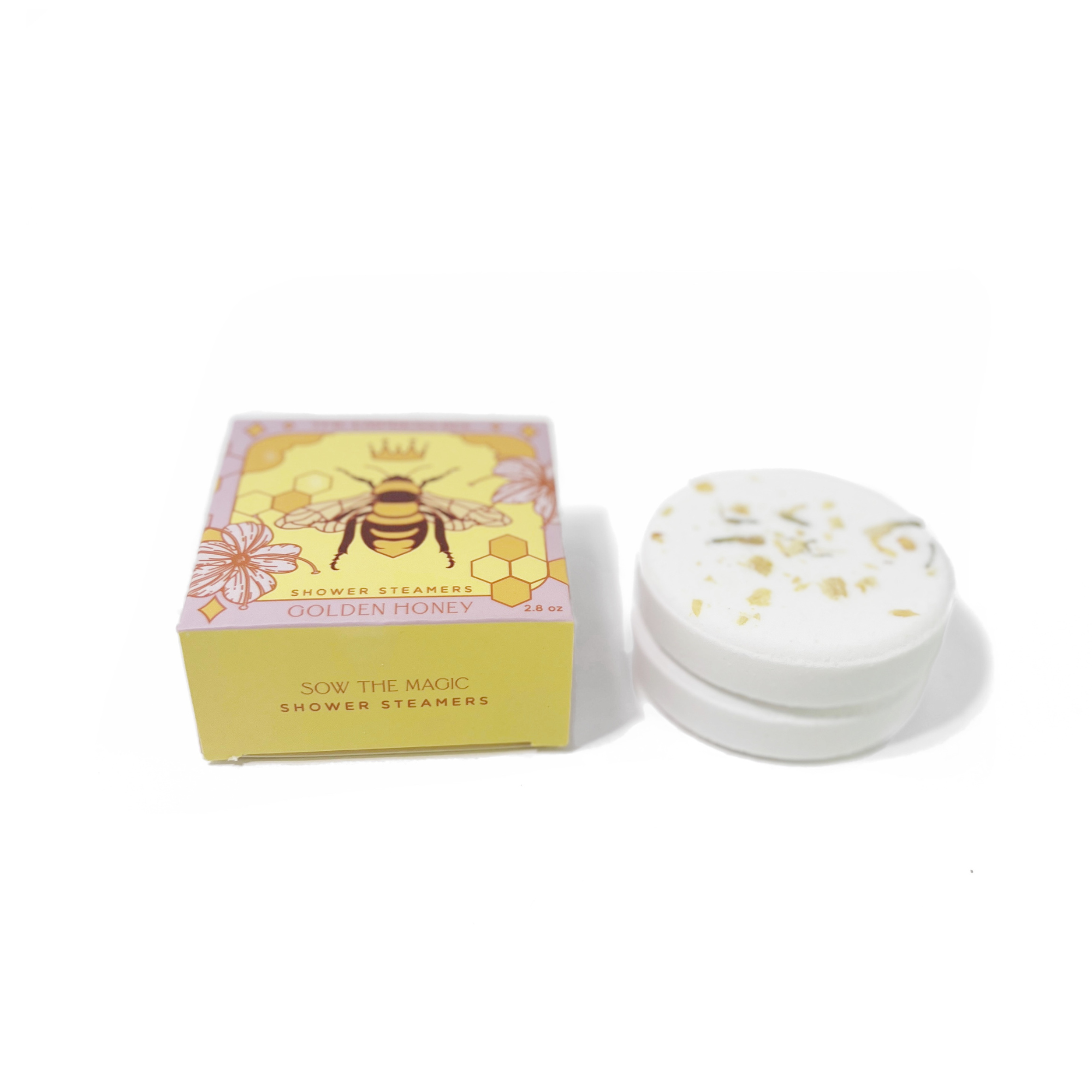 The Empress Bee Shower Steamer Set in Golden Honey