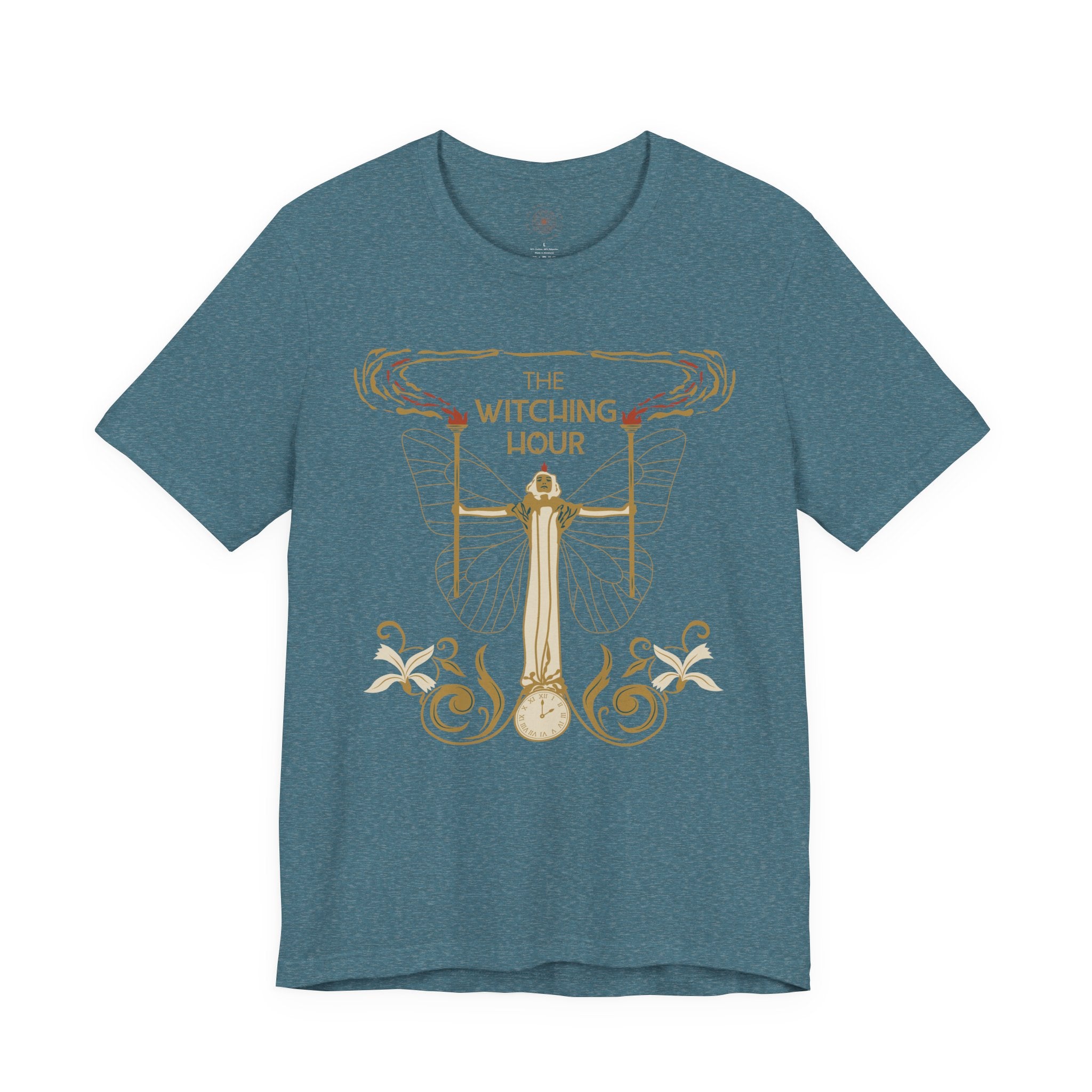 🧙‍♀️ Witching Hour T-Shirt – Unisex Mystical Graphic Tee | Soft Cotton Moon Witch Shirt | Halloween, Witchy Gift