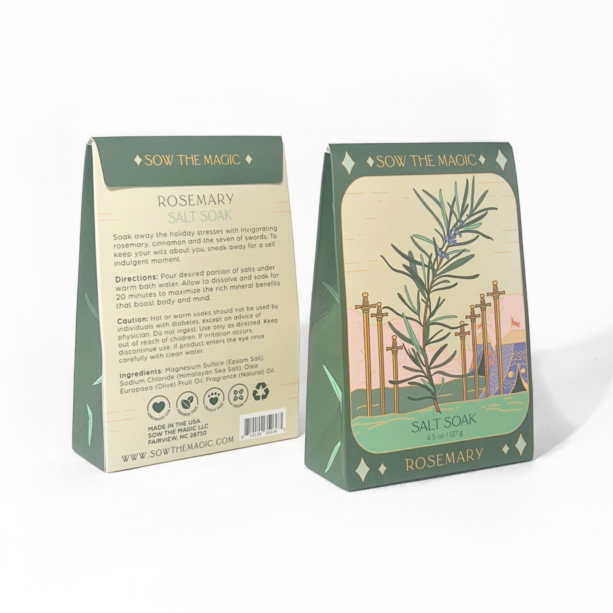 Rosemary Tarot Salt Soak