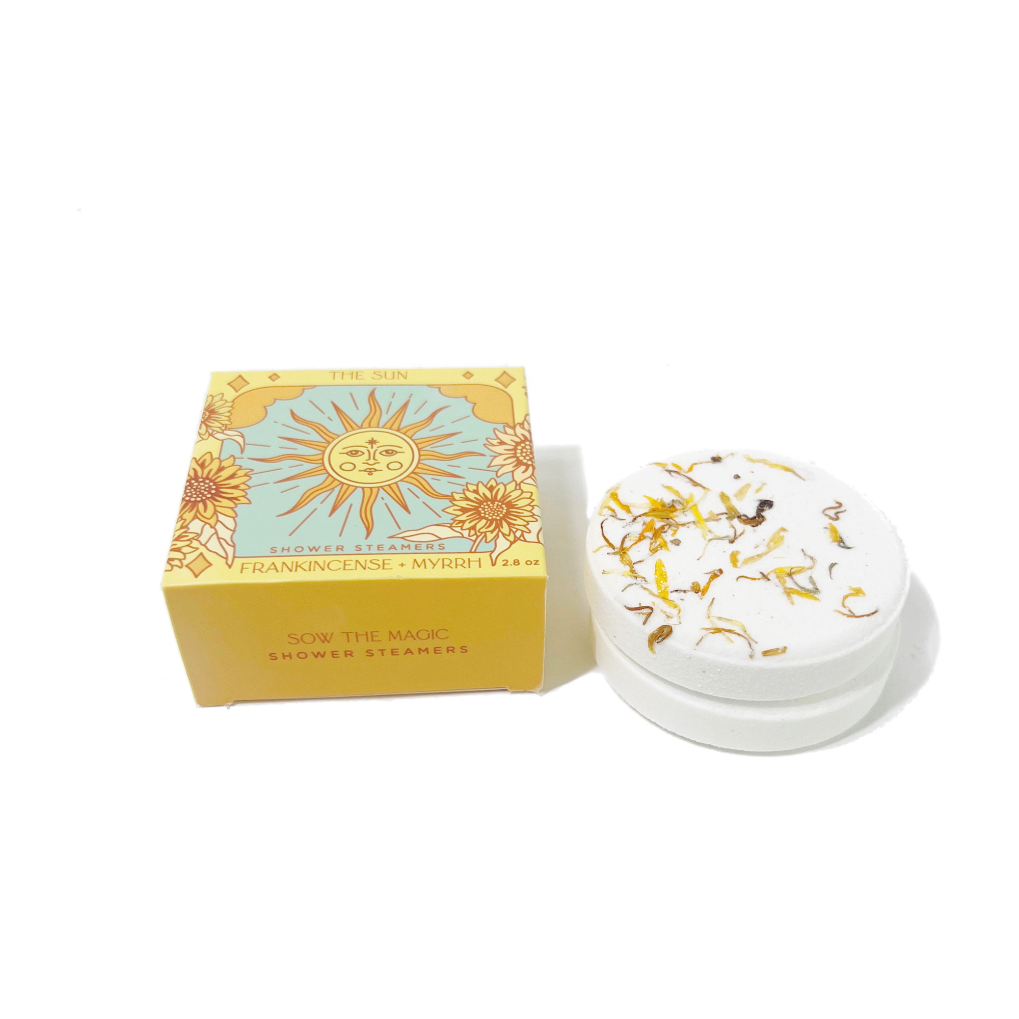 The Sunflower Shower Steamer Set in Frankincense