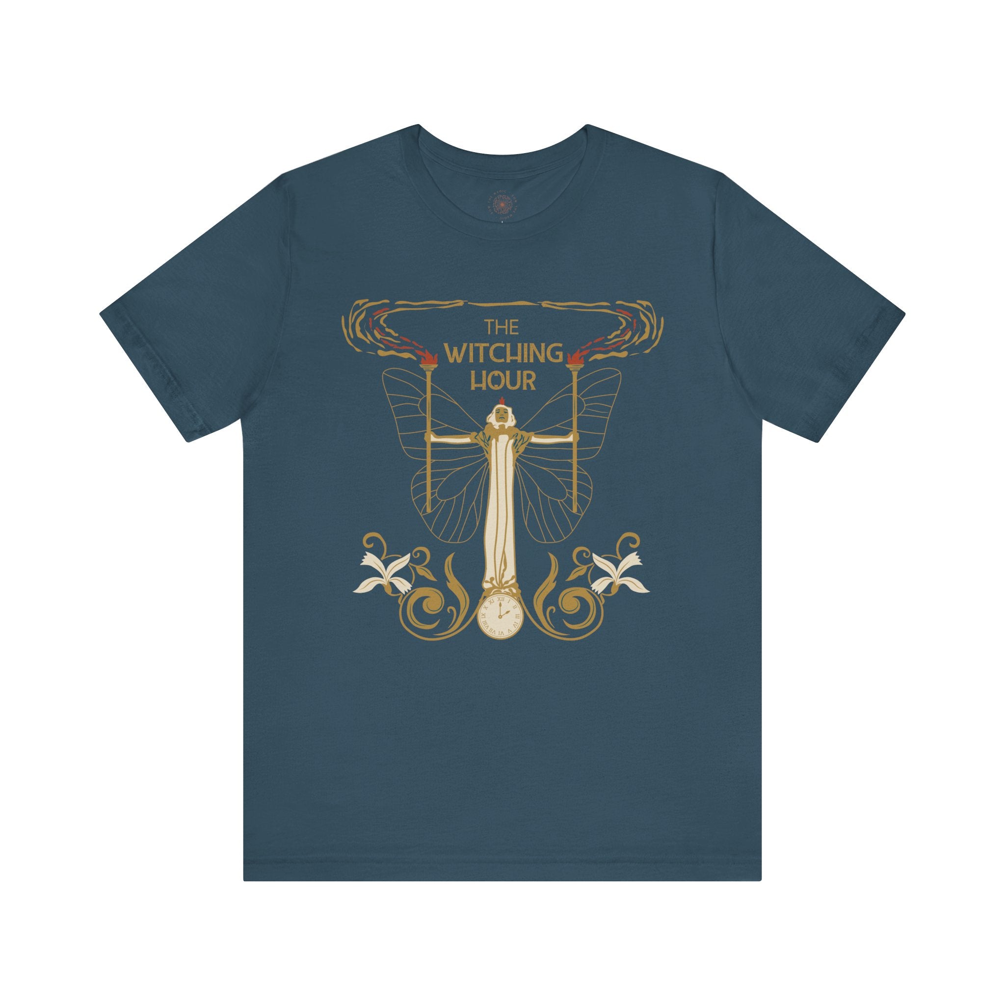 🧙‍♀️ Witching Hour T-Shirt – Unisex Mystical Graphic Tee | Soft Cotton Moon Witch Shirt | Halloween, Witchy Gift
