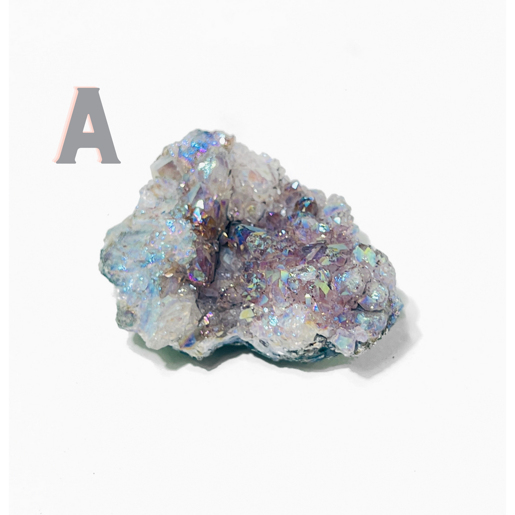 Aura Amethyst Spirit Quartz Natural Raw Crystal Specimen