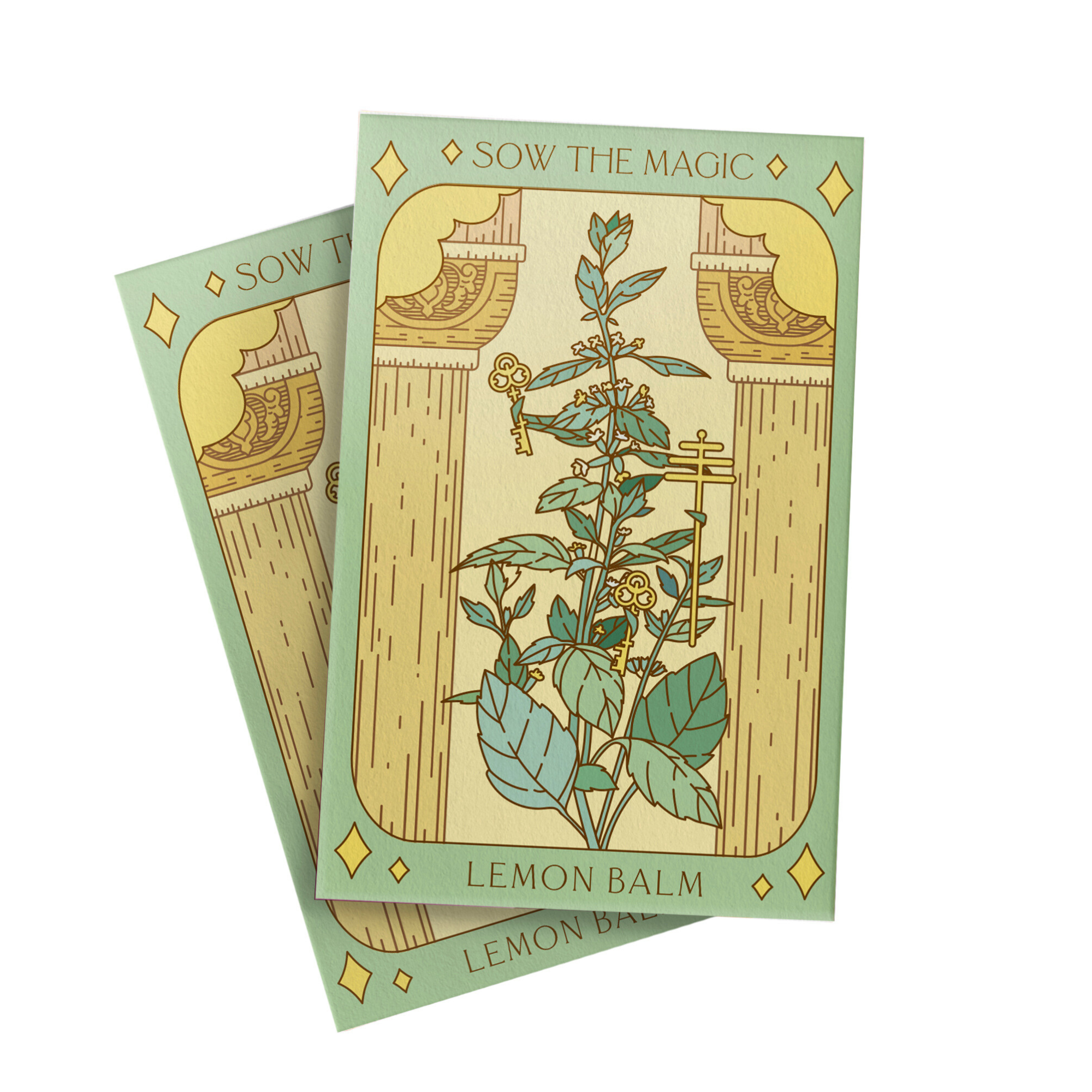 Lemon Balm Tarot Seed Packet