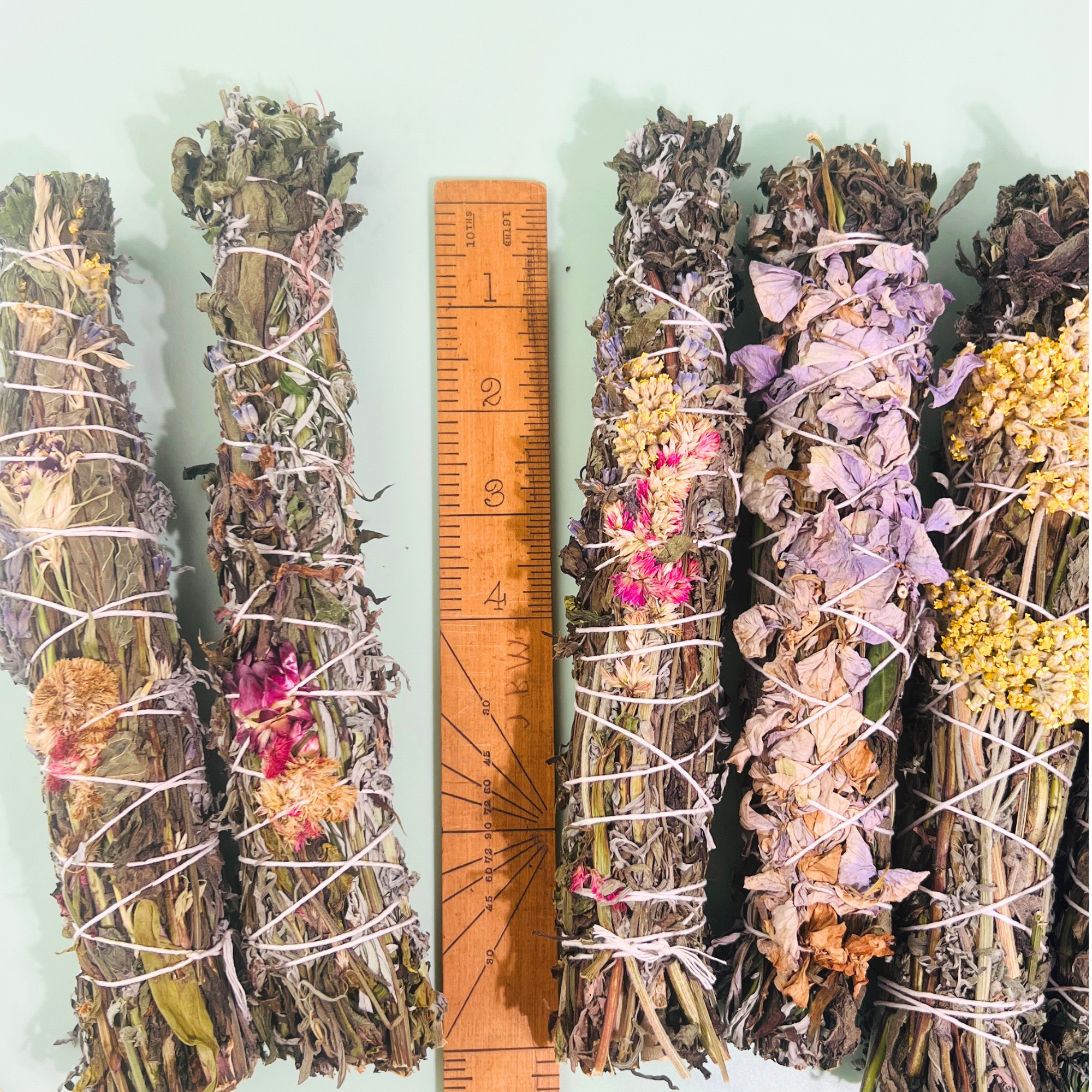 Botanical Herbal Wafting Wand Sage Smudge Stick 8
