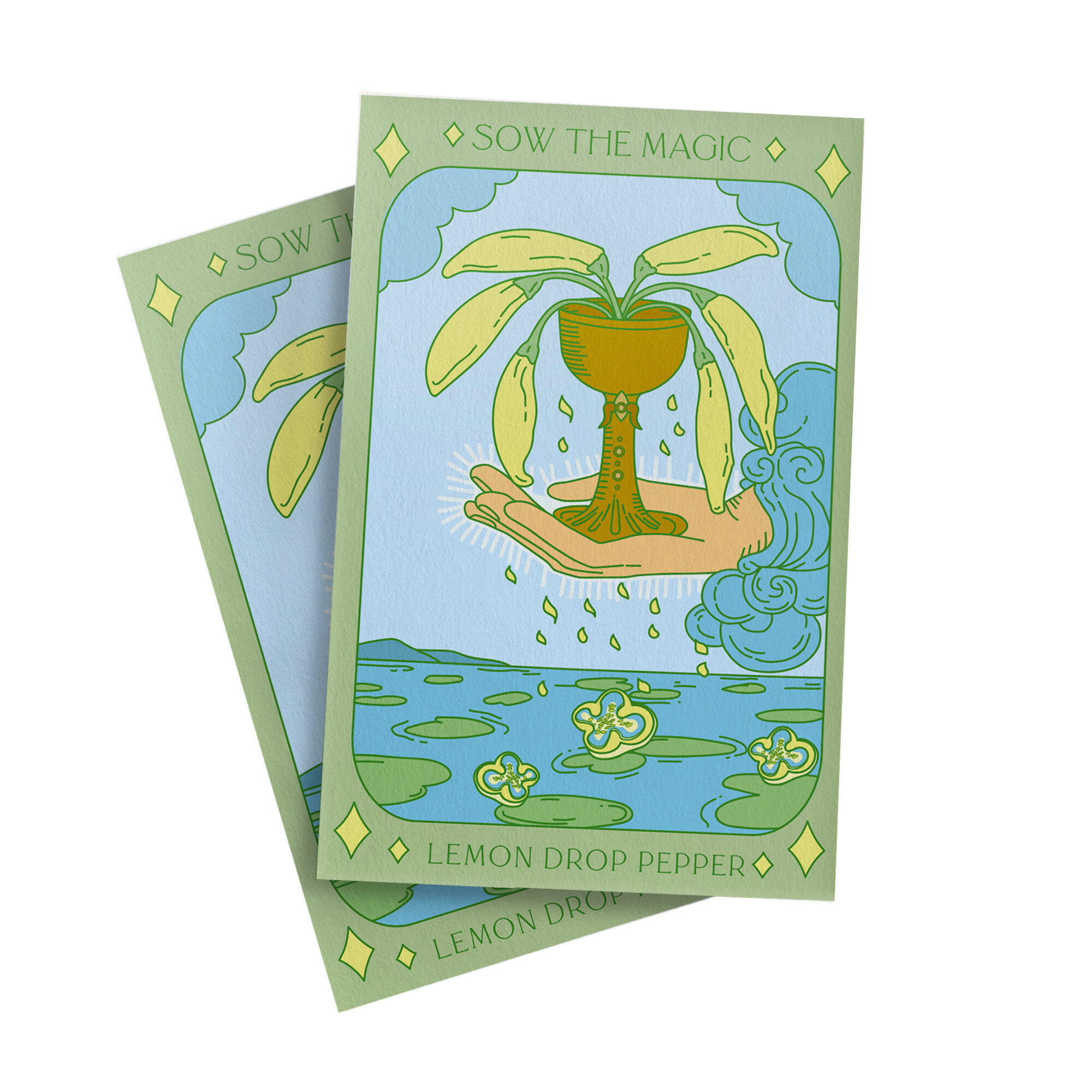 Lemon Drop Pepper Tarot Seed Packet