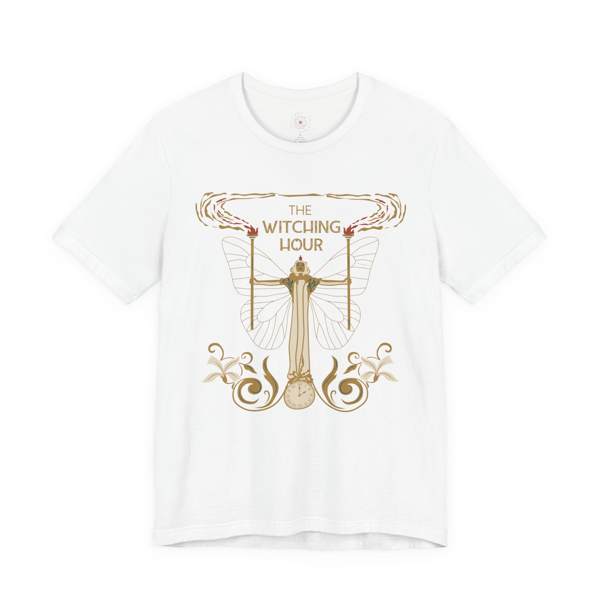 🧙‍♀️ Witching Hour T-Shirt – Unisex Mystical Graphic Tee | Soft Cotton Moon Witch Shirt | Halloween, Witchy Gift
