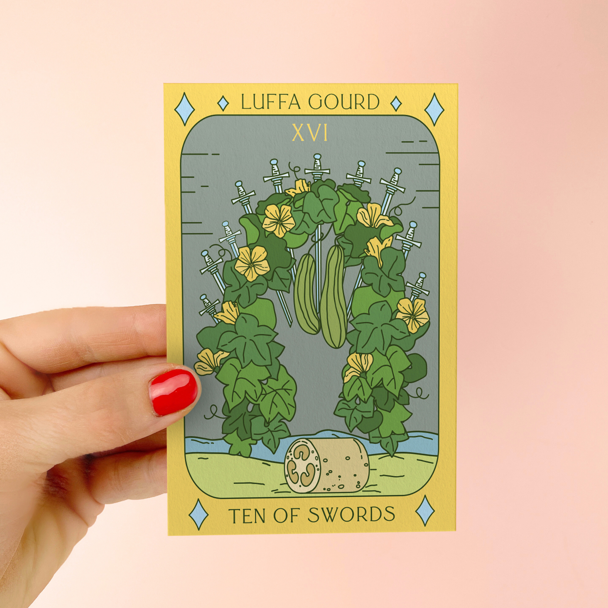 Luffa Gourd Tarot Seed Packet