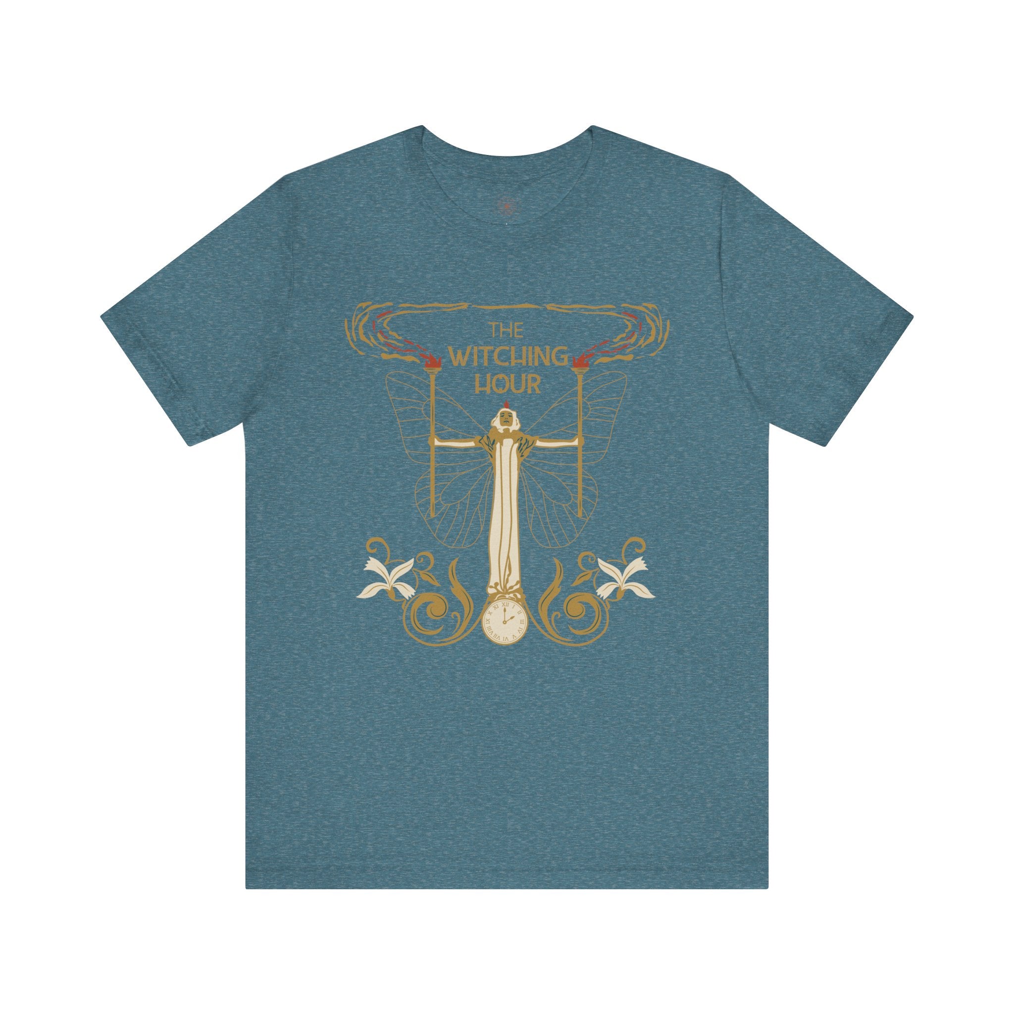 🧙‍♀️ Witching Hour T-Shirt – Unisex Mystical Graphic Tee | Soft Cotton Moon Witch Shirt | Halloween, Witchy Gift