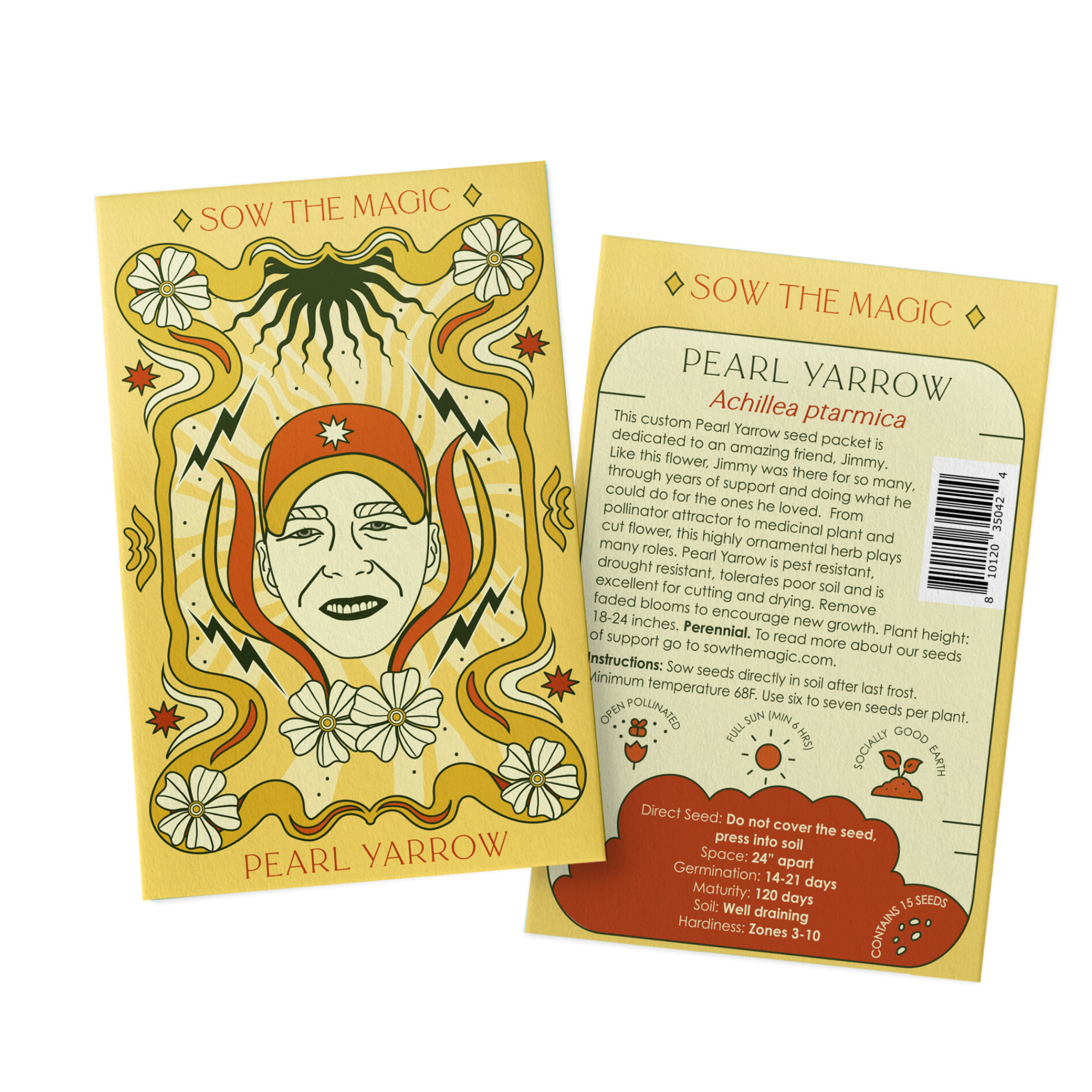 Pearl Yarrow Tarot Seed Packet - Thumbnail 2