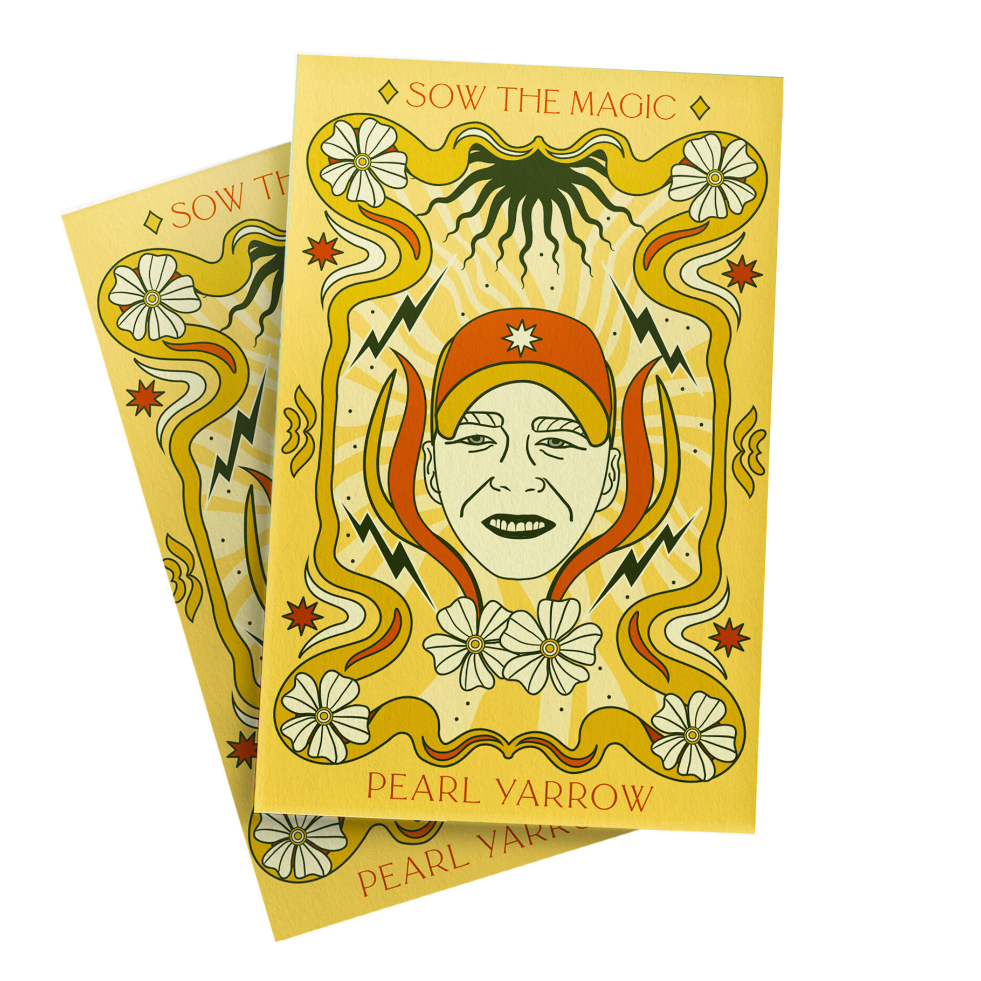 Pearl Yarrow Tarot Seed Packet