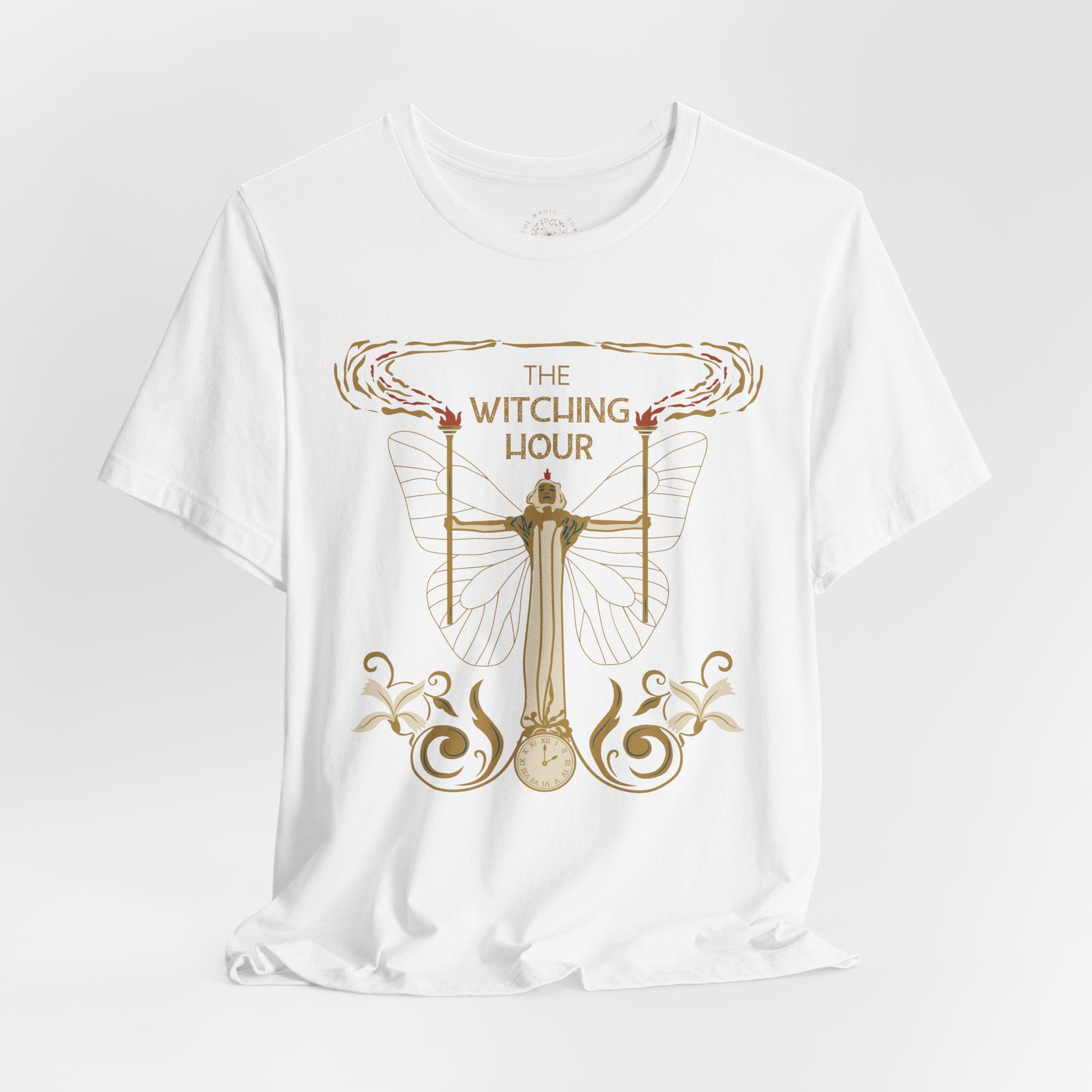 🧙‍♀️ Witching Hour T-Shirt – Unisex Mystical Graphic Tee | Soft Cotton Moon Witch Shirt | Halloween, Witchy Gift