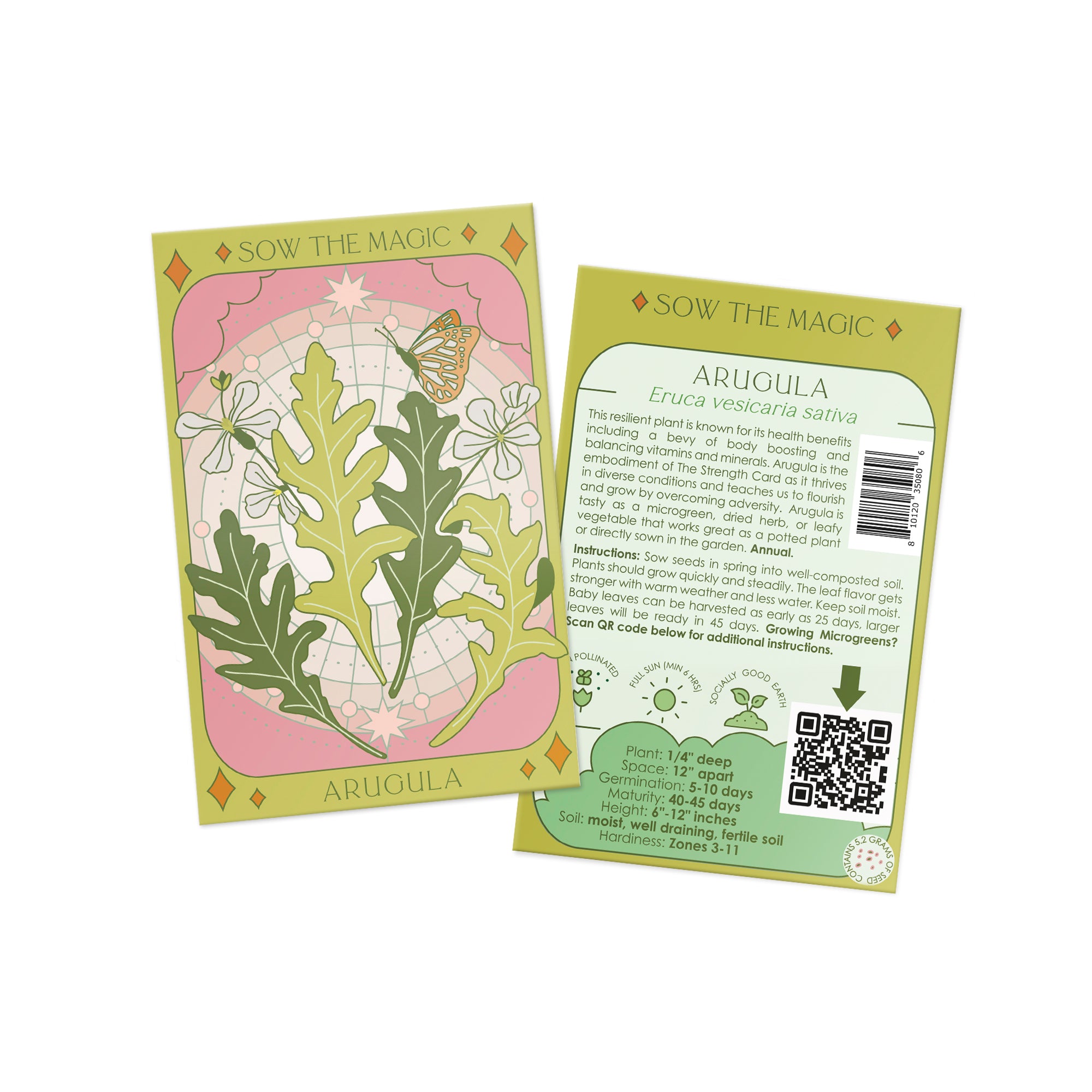 Arugula Tarot Gift Seed Packet - Thumbnail 4
