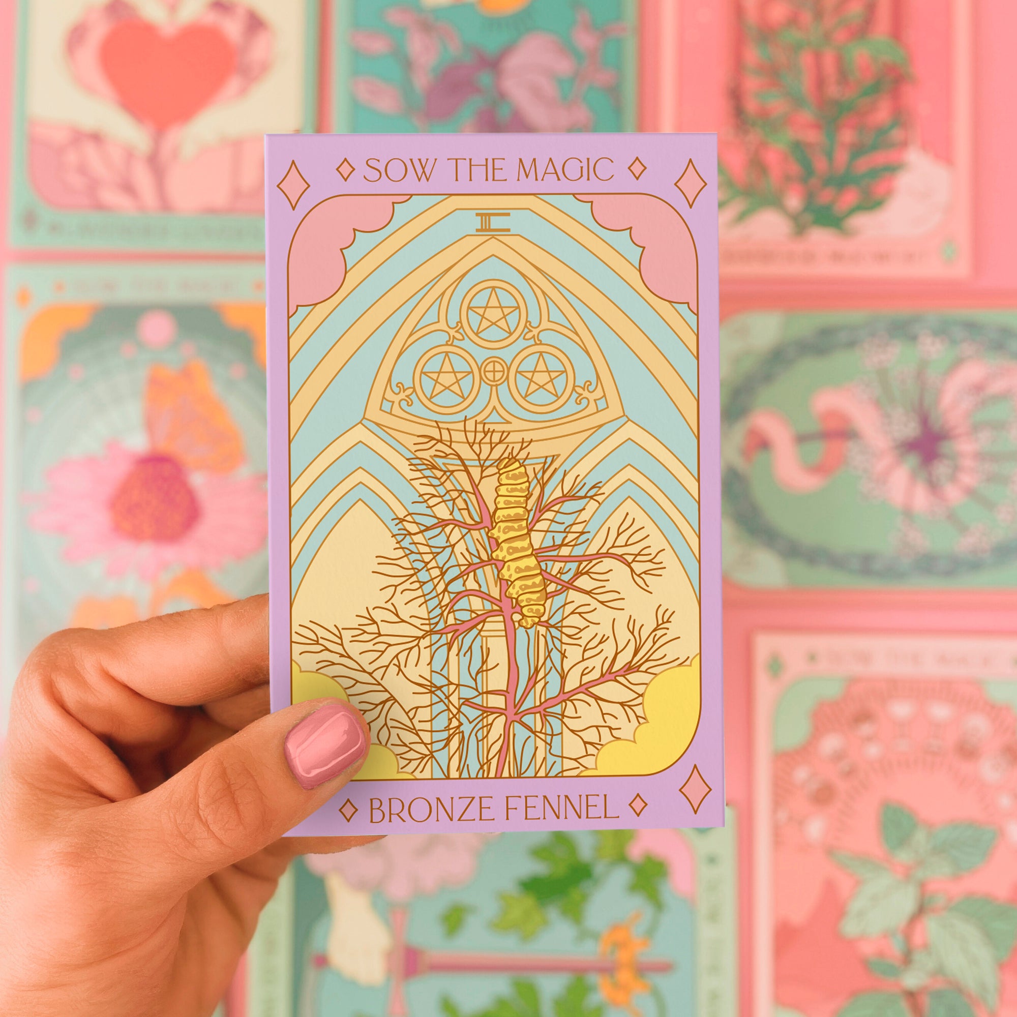 Bronze Fennel Tarot Seed Packet | Sow the Magic