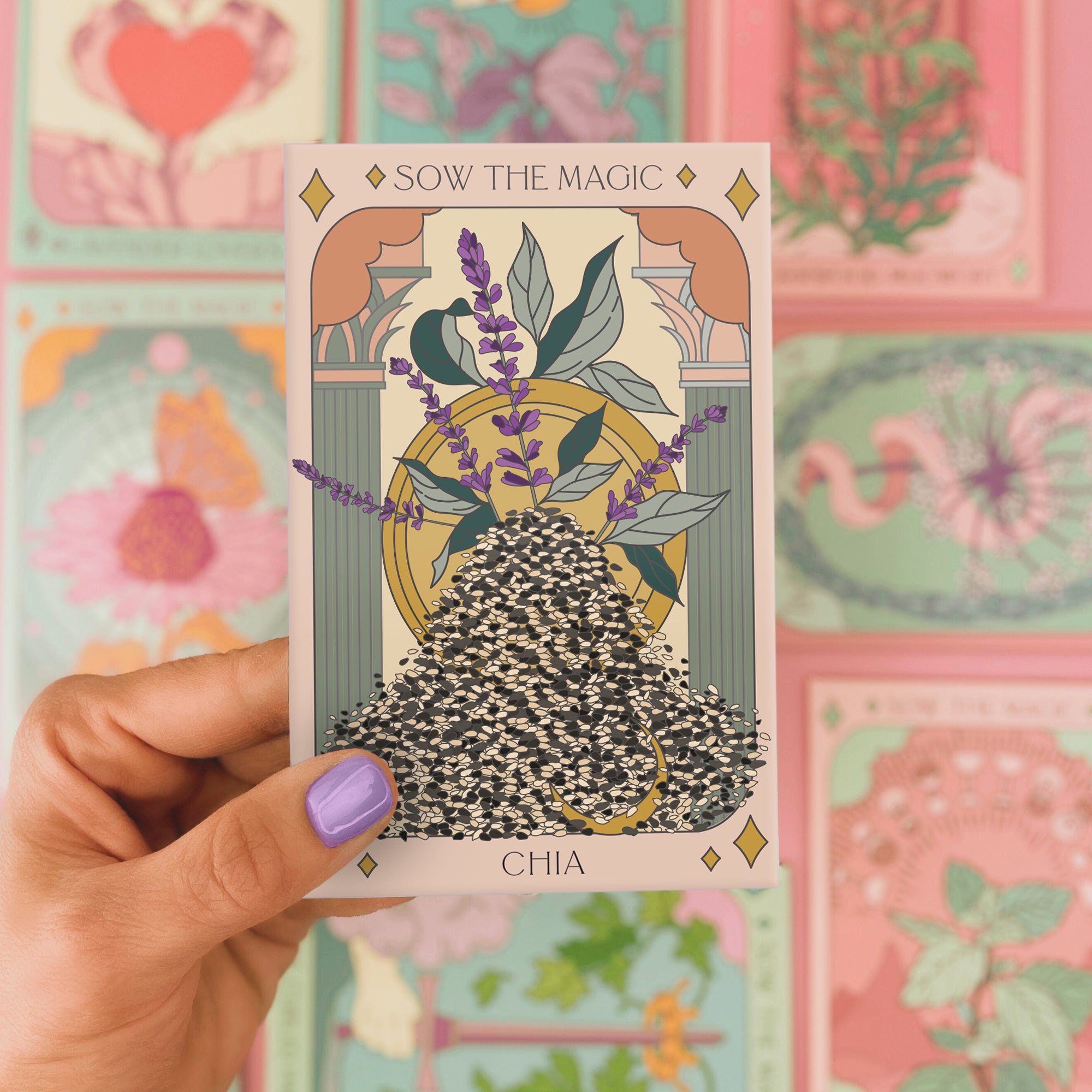 Chia Tarot Seed Packet - Thumbnail 3
