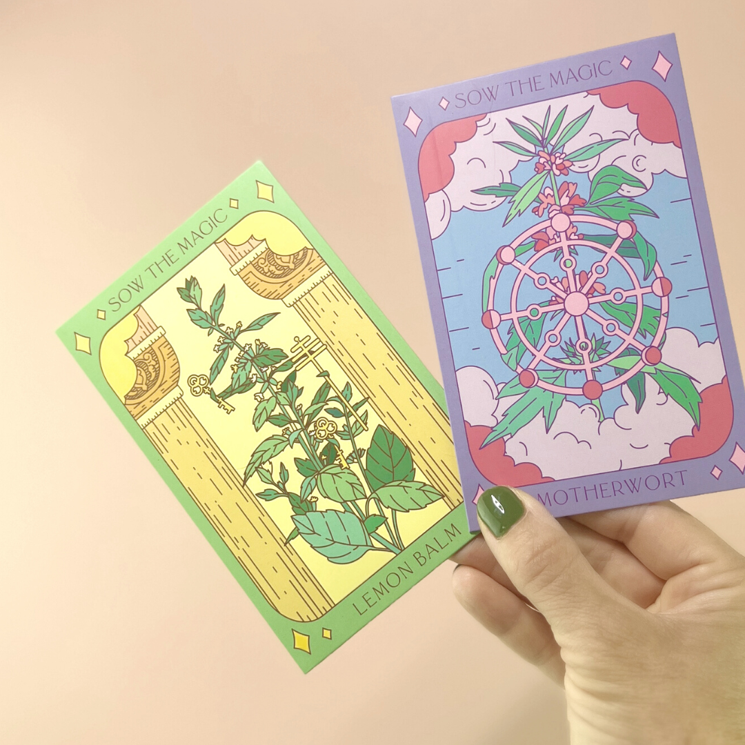 Lemon Balm Tarot Seed Packet