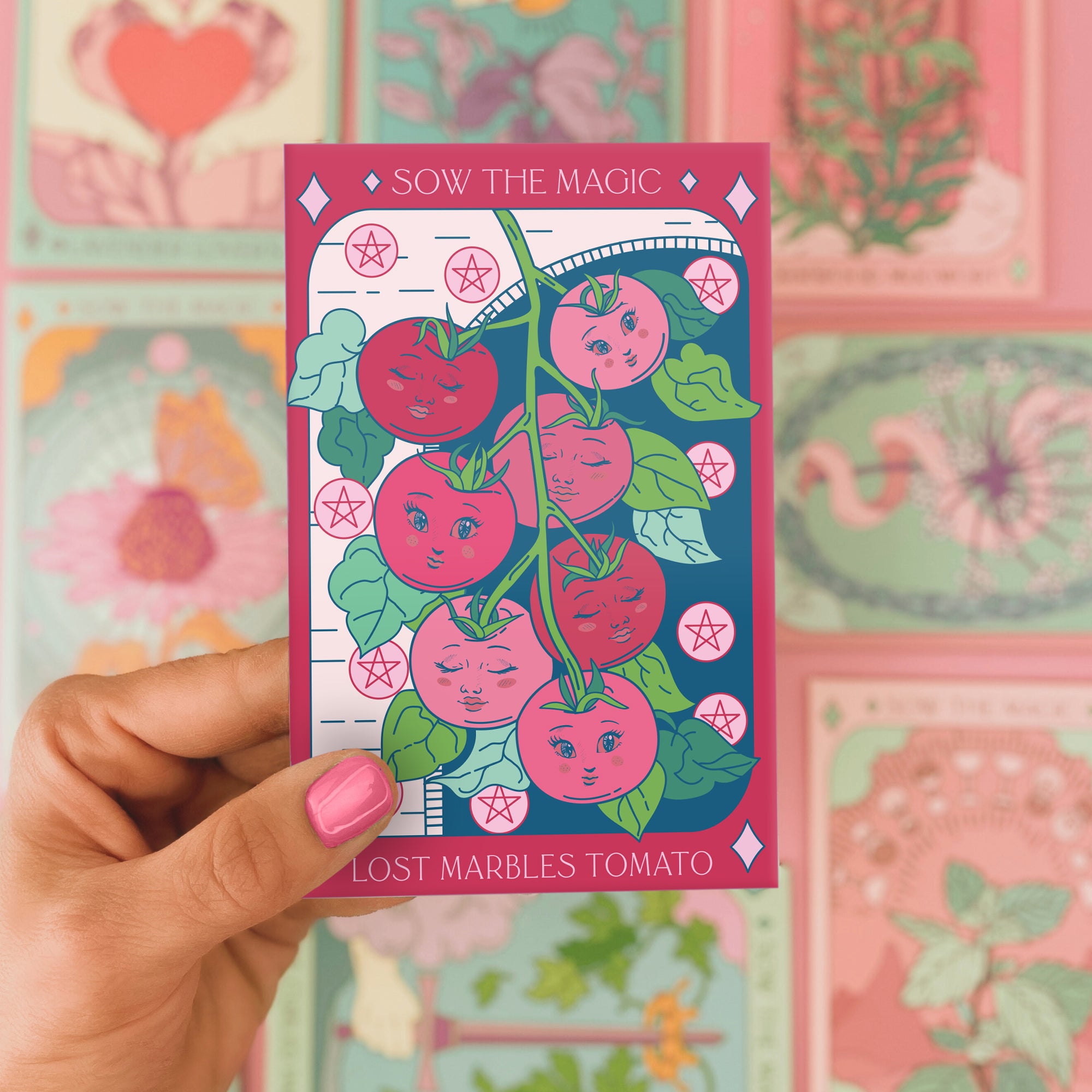 Lost Marbles Tomato Tarot Seed Packet - Thumbnail 2