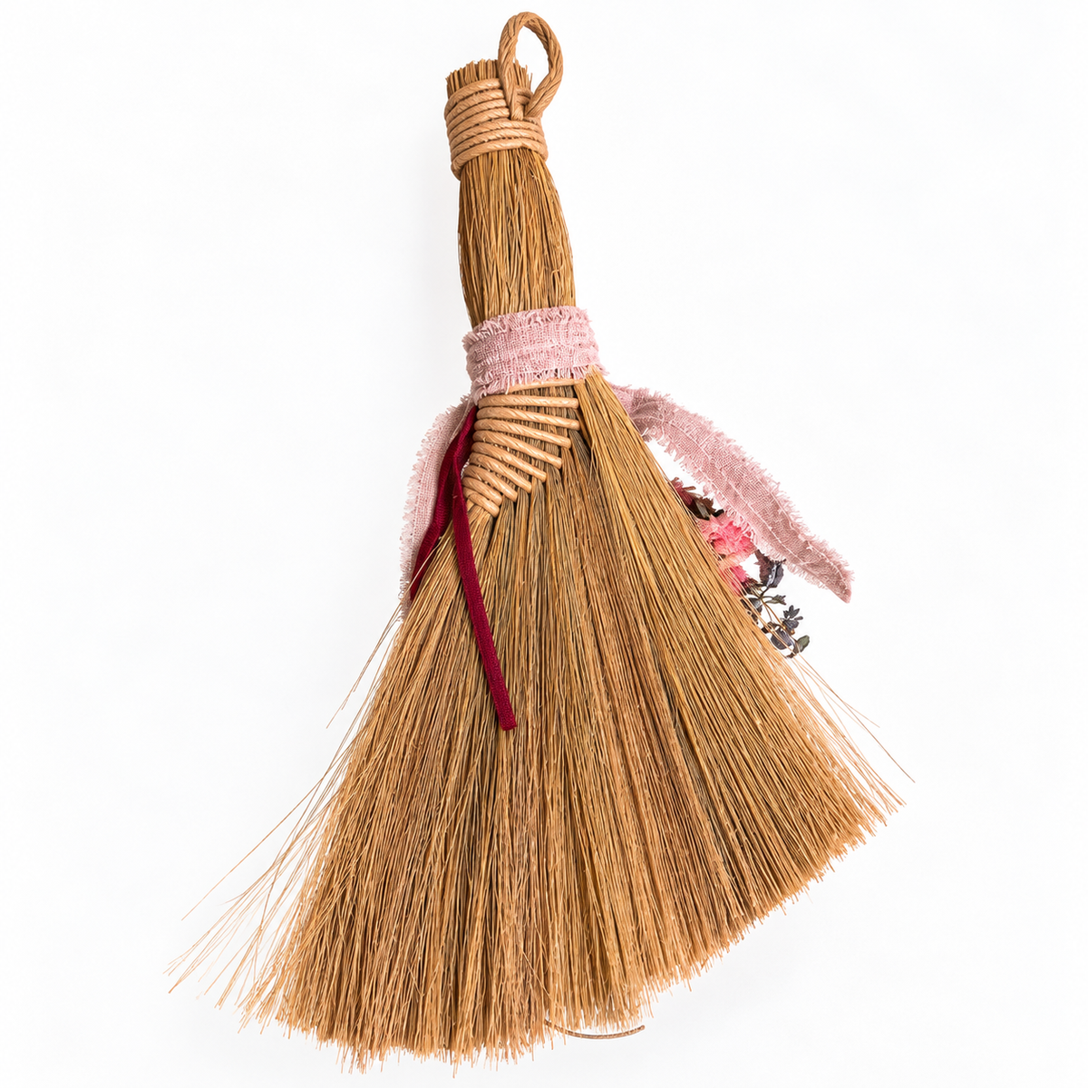 The Hearthkeeper’s Dusty Rose Botanical Broom