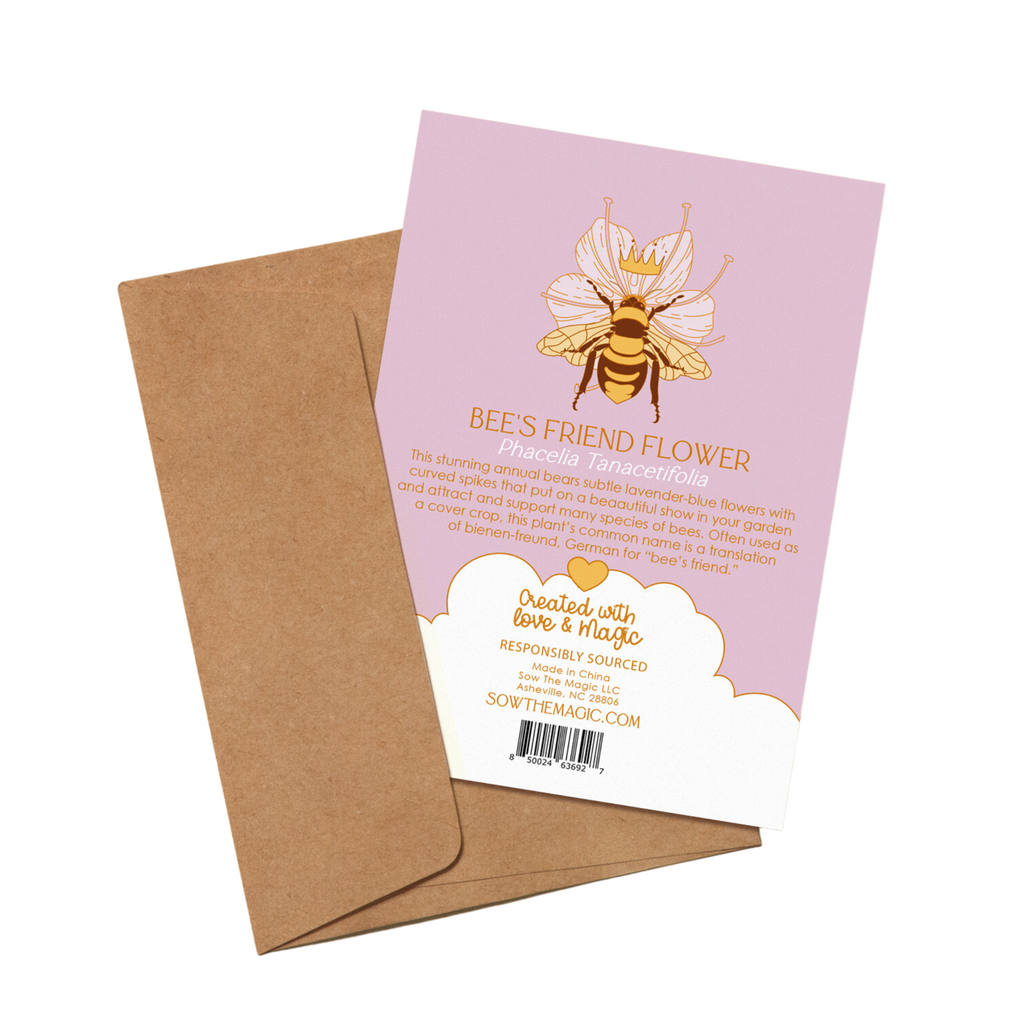 Empress Bee Botanical Tarot Greeting Card