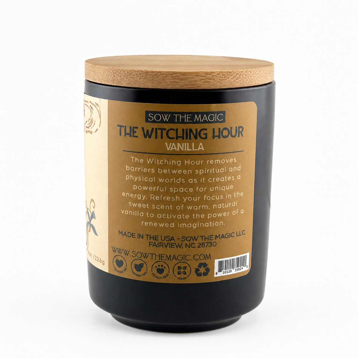 The Witching Hour Garden Candle in Vanilla
