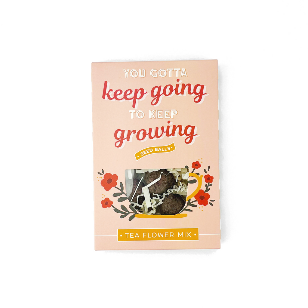 You Gotta Keep Going To Keep Growing Seed Ball Gift Box