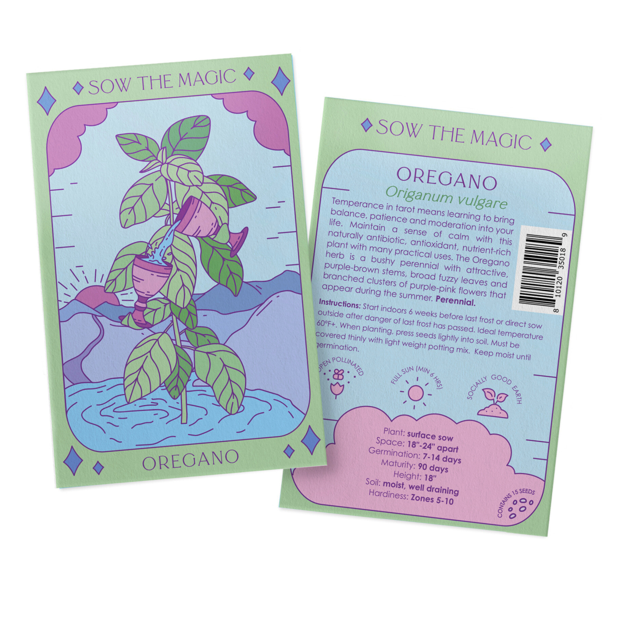 Oregano Tarot Seed Packet - Thumbnail 2