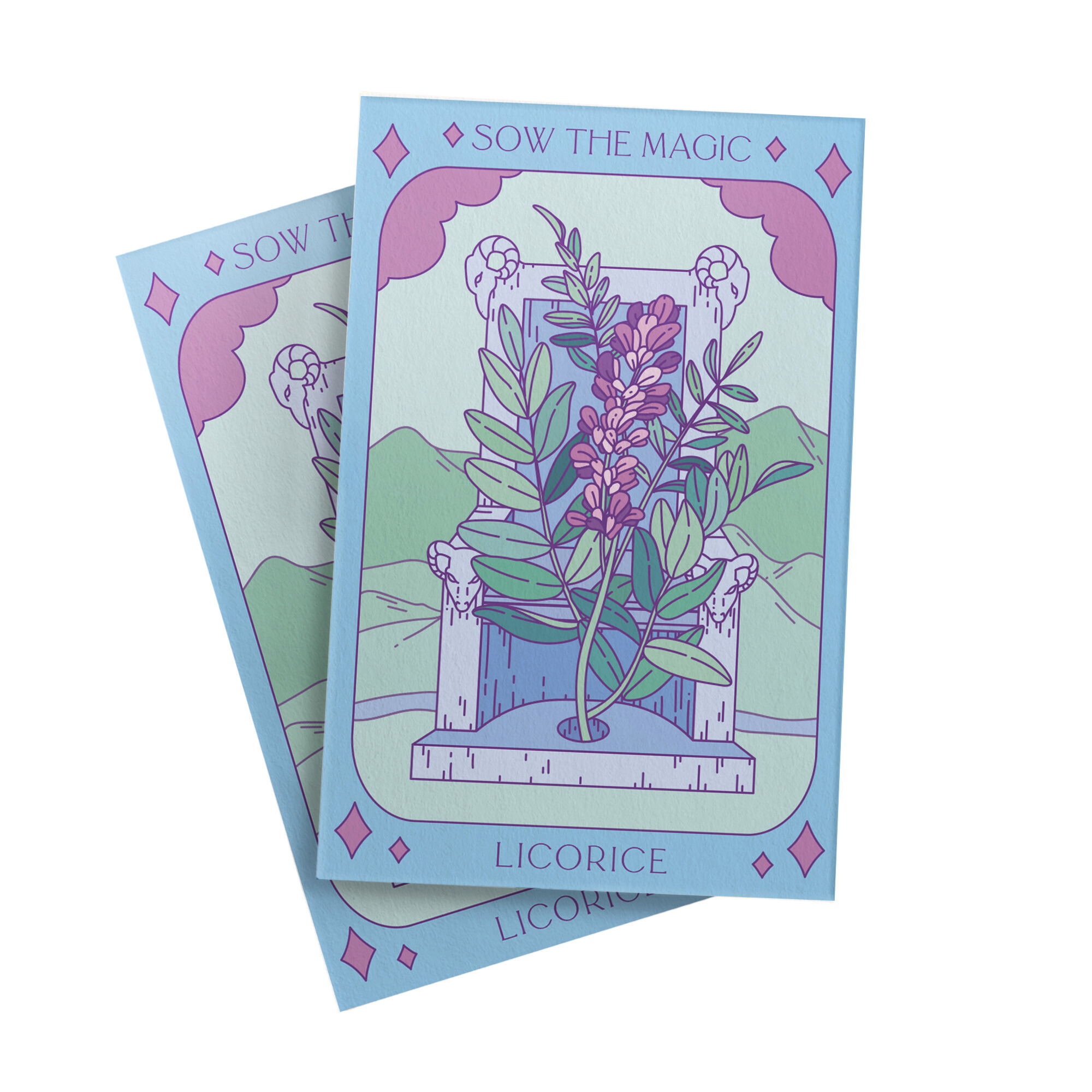 Licorice Tarot Seed Packet