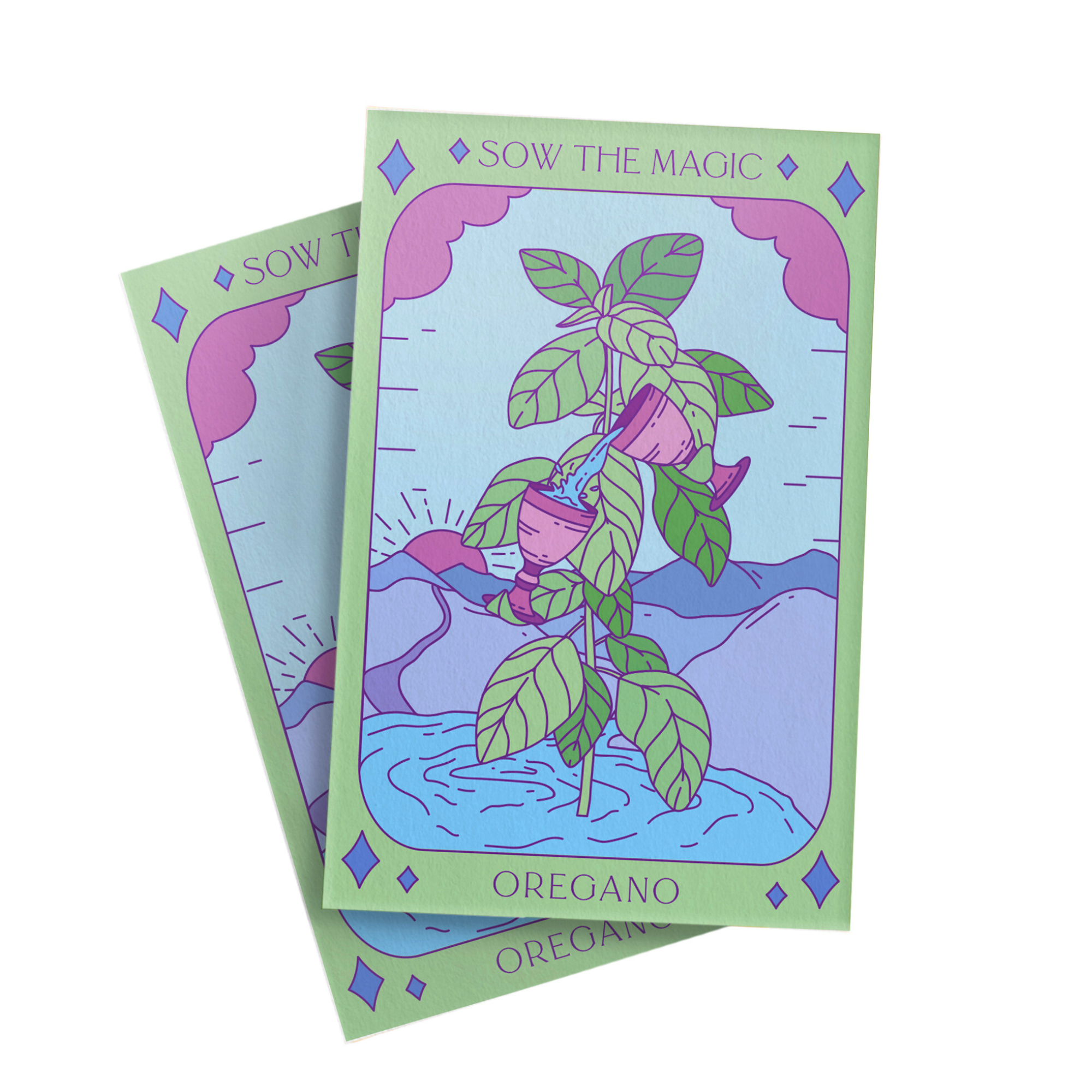 Oregano Tarot Seed Packet