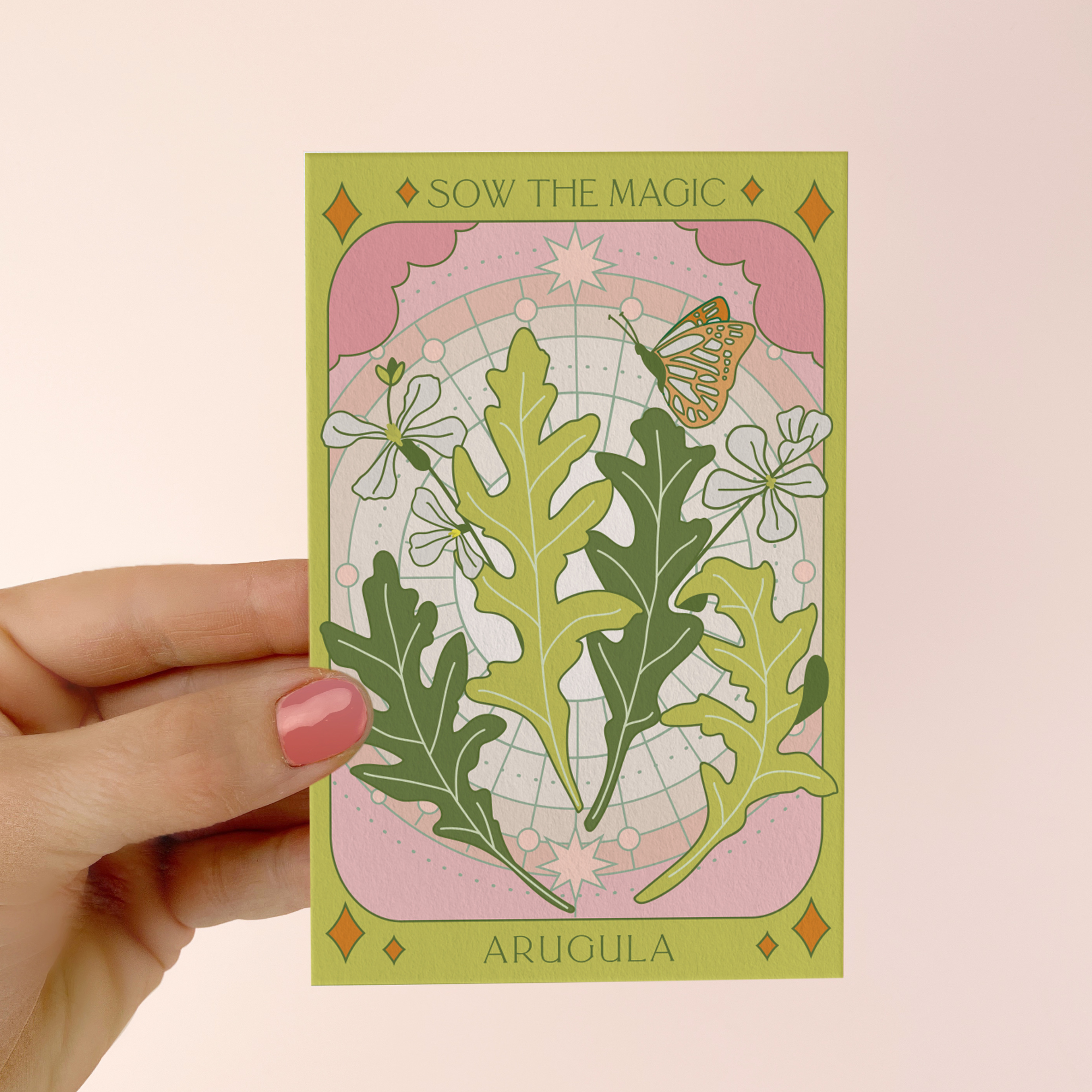 Arugula Tarot Gift Seed Packet