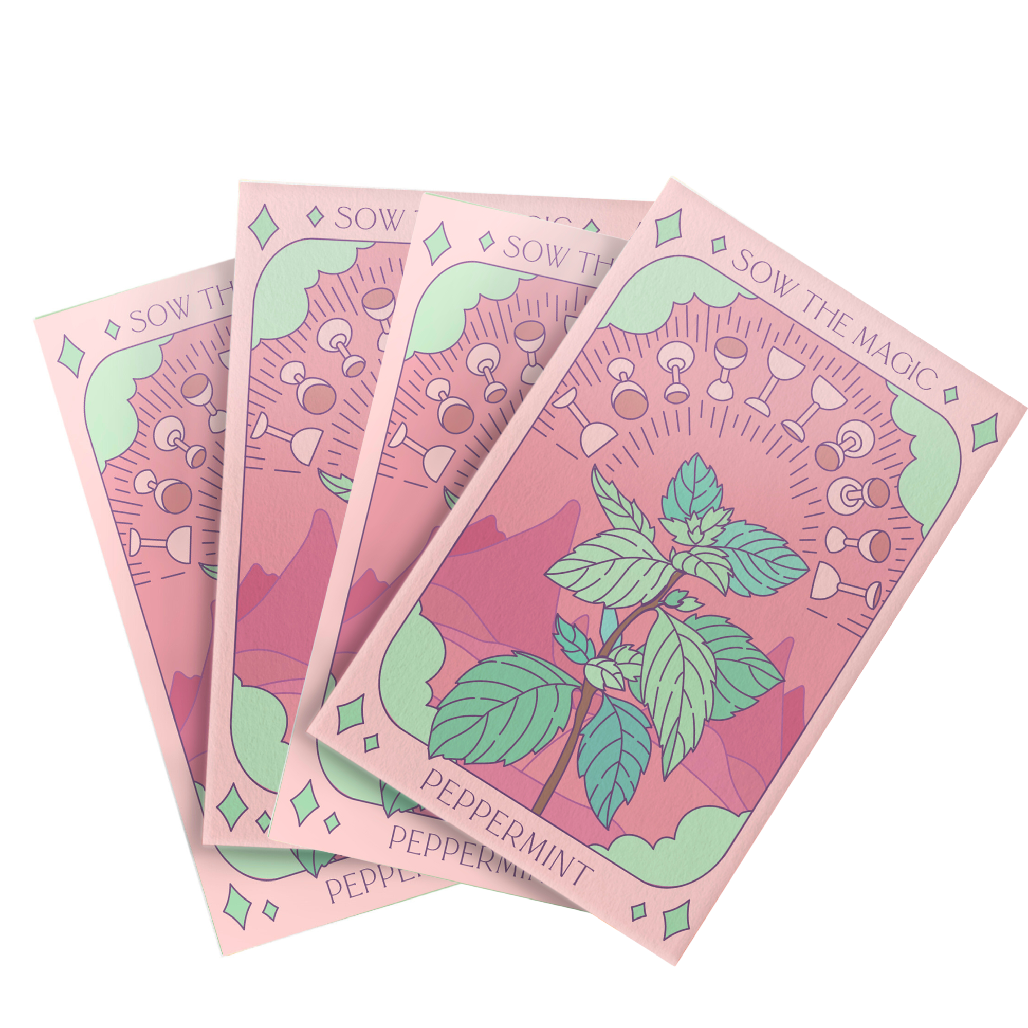 Peppermint Tarot Seed Packet