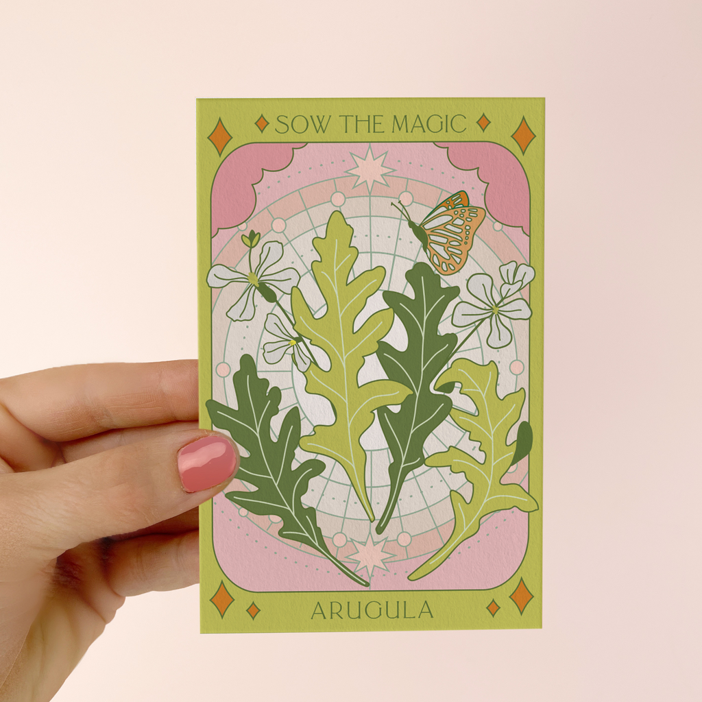 Arugula Tarot Gift Seed Packet