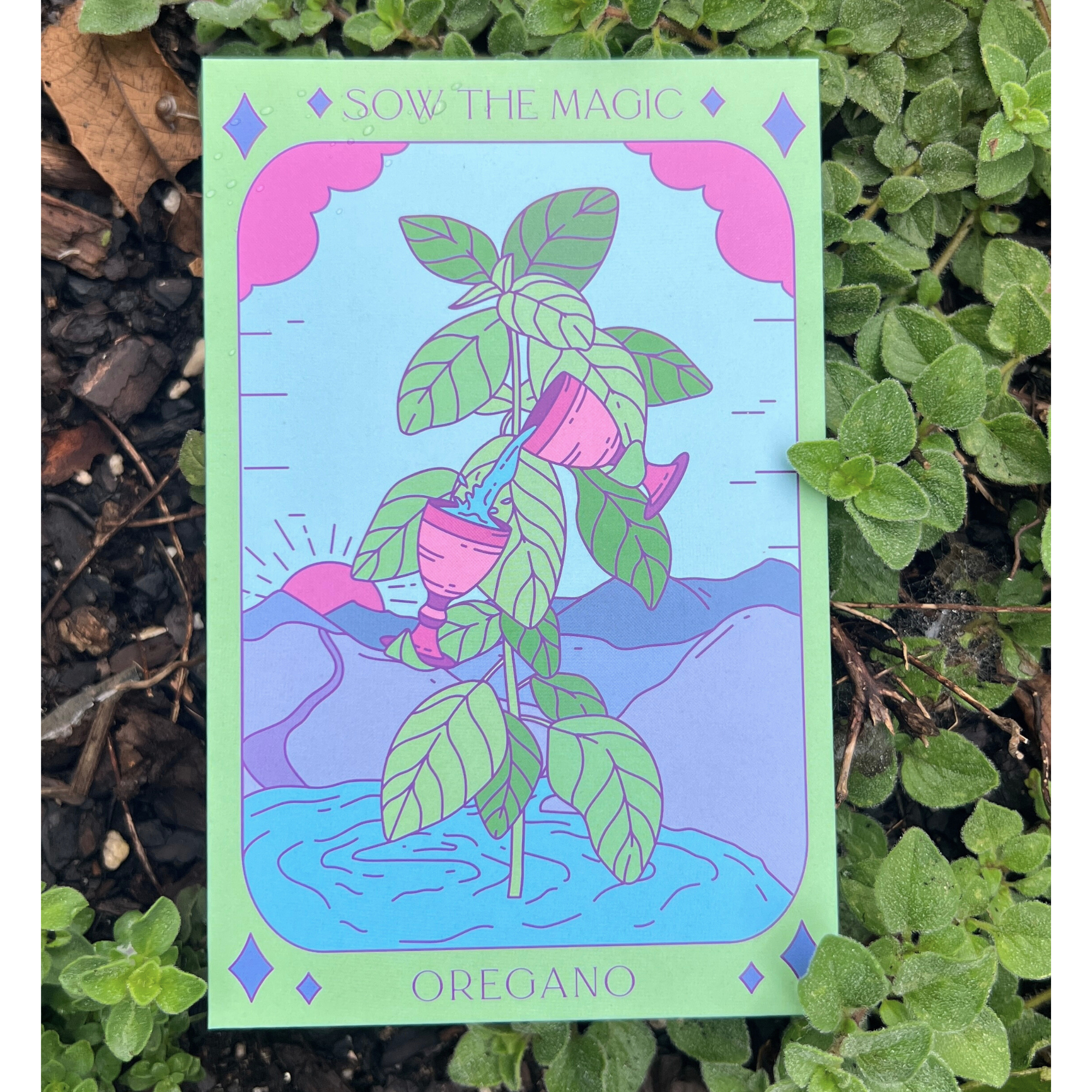 Oregano Tarot Seed Packet