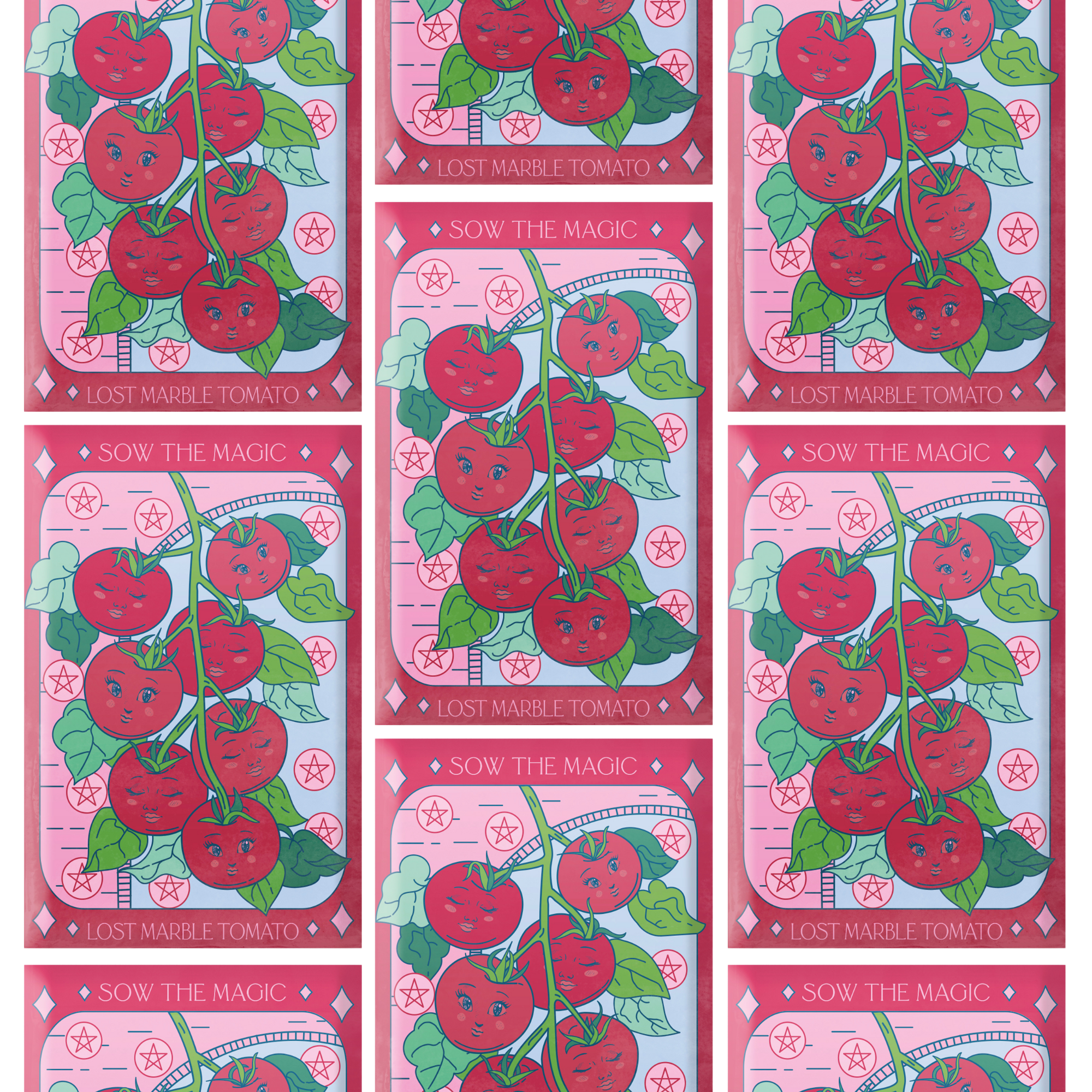 Lost Marbles Tomato Tarot Seed Packet - Thumbnail 5