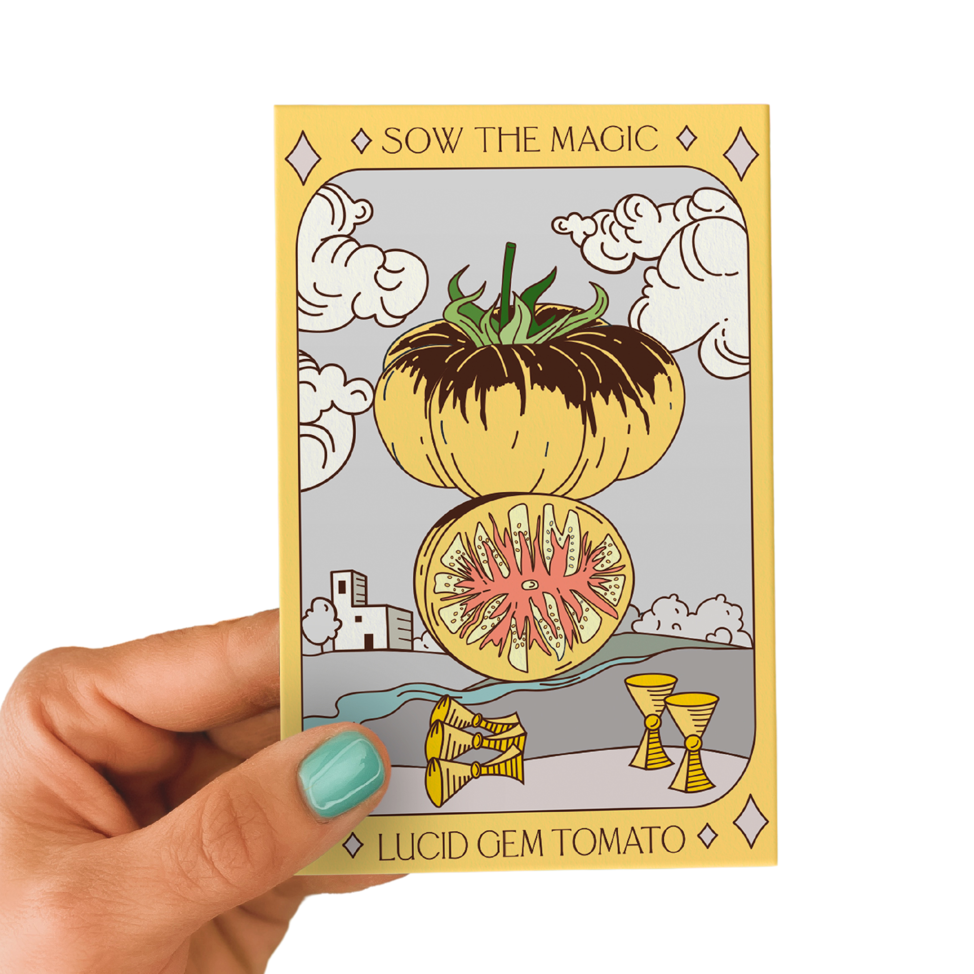 Lucid Gem Tomato Tarot Seed Packet - Thumbnail 3