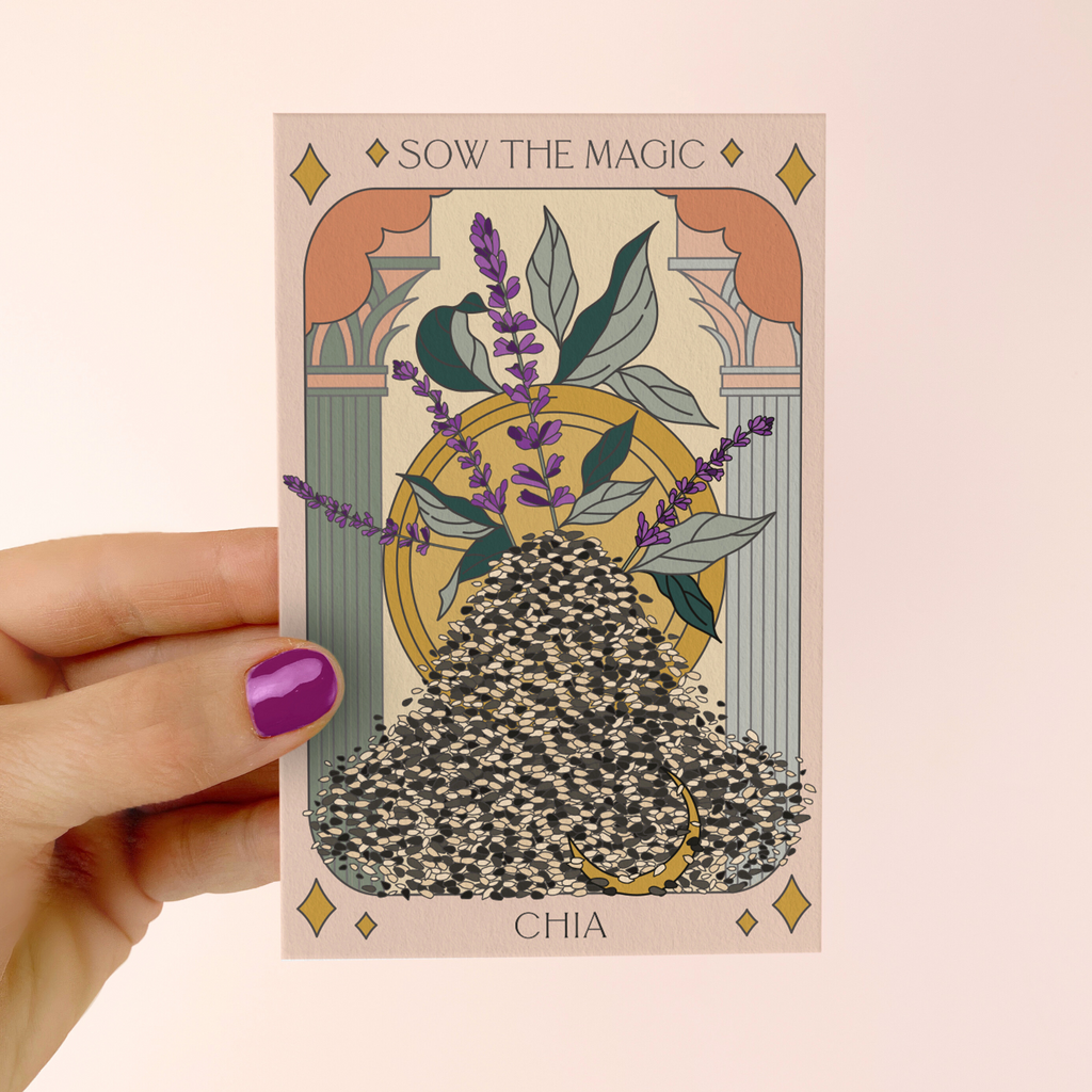 Chia Tarot Seed Packet