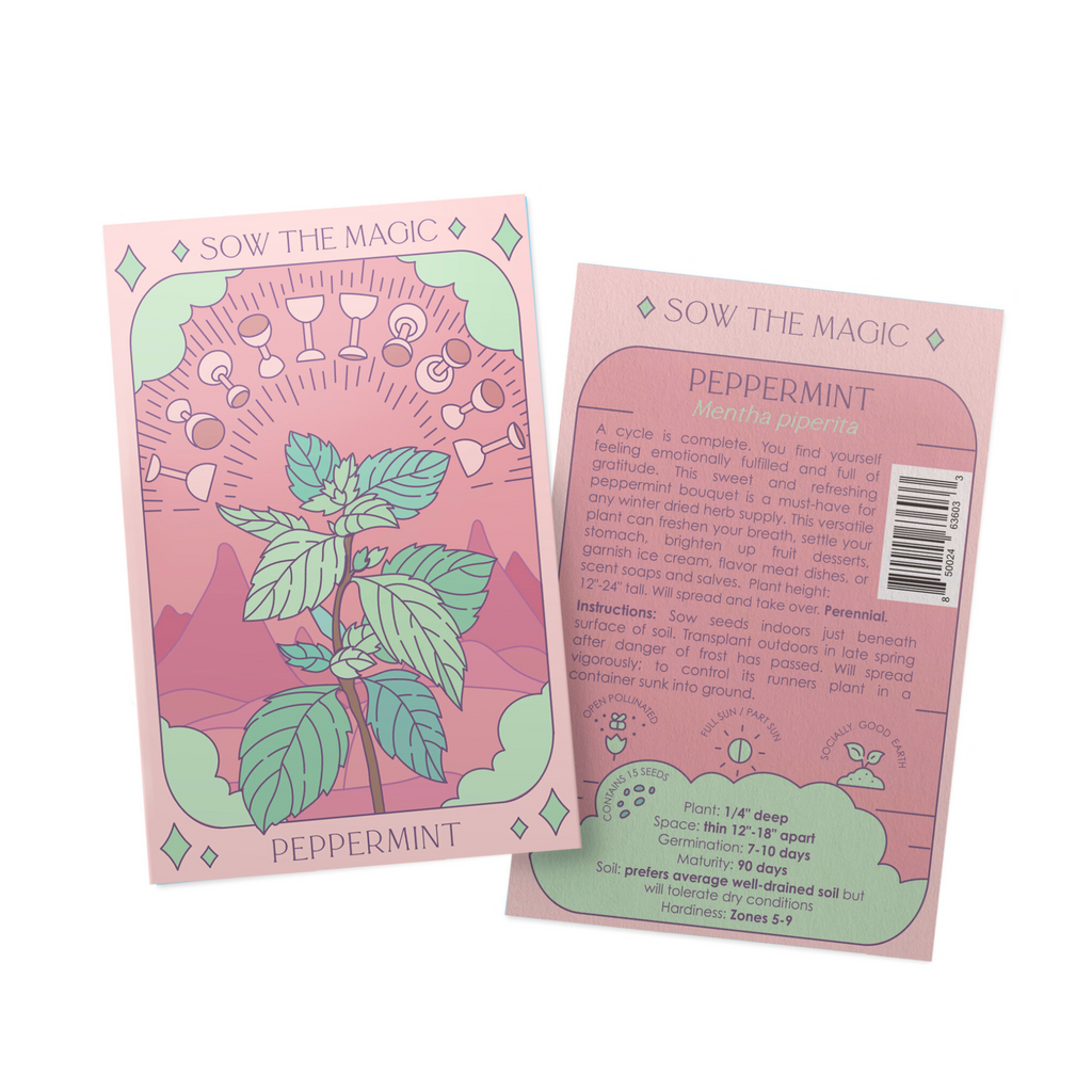 Peppermint Tarot Seed Packet