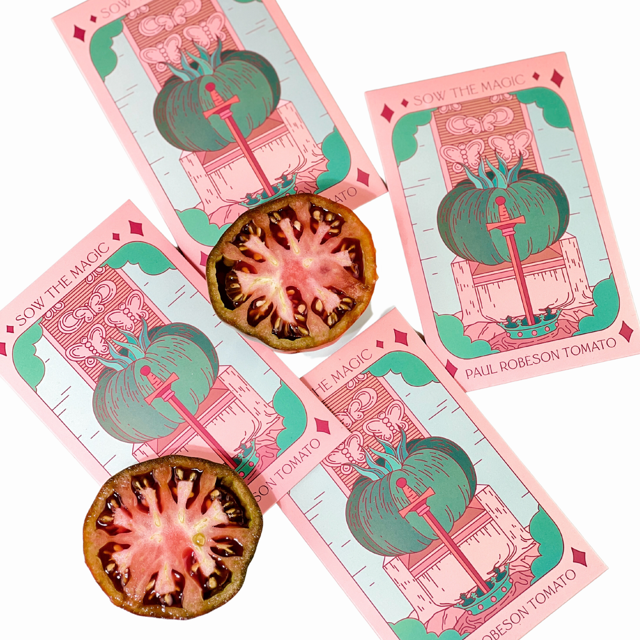 Paul Robeson Tomato Tarot Seed Packet - Thumbnail 5