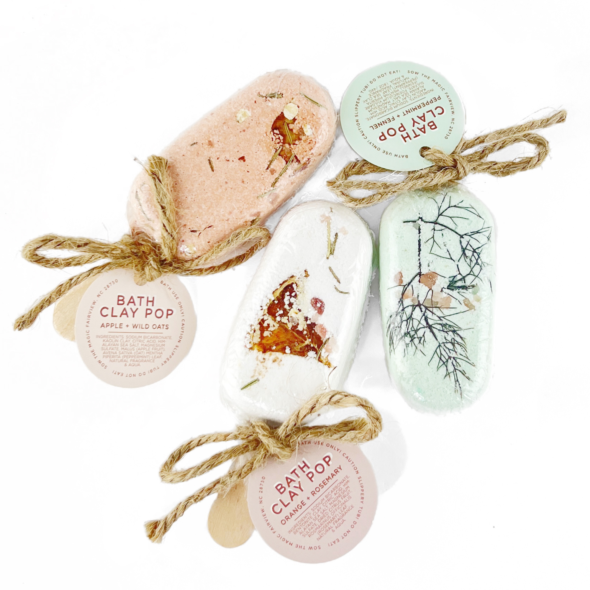 Botanical Bath Clay Pops