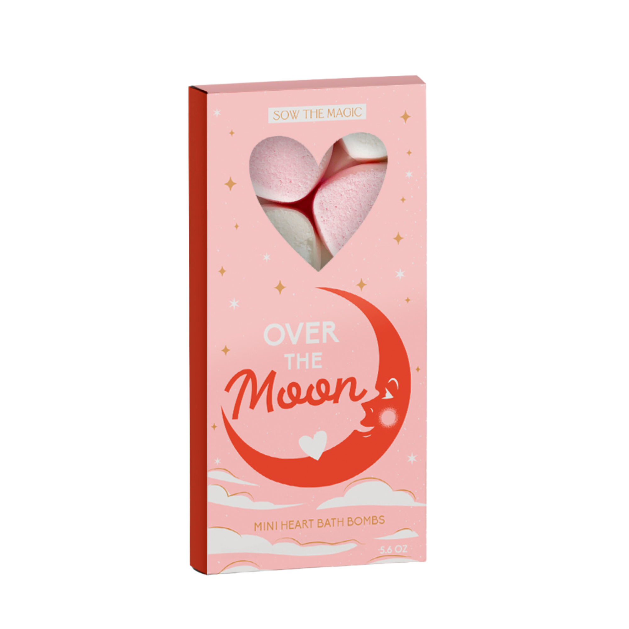 Over The Moon Mini Sweet Heart Bath Bombs Gift Set