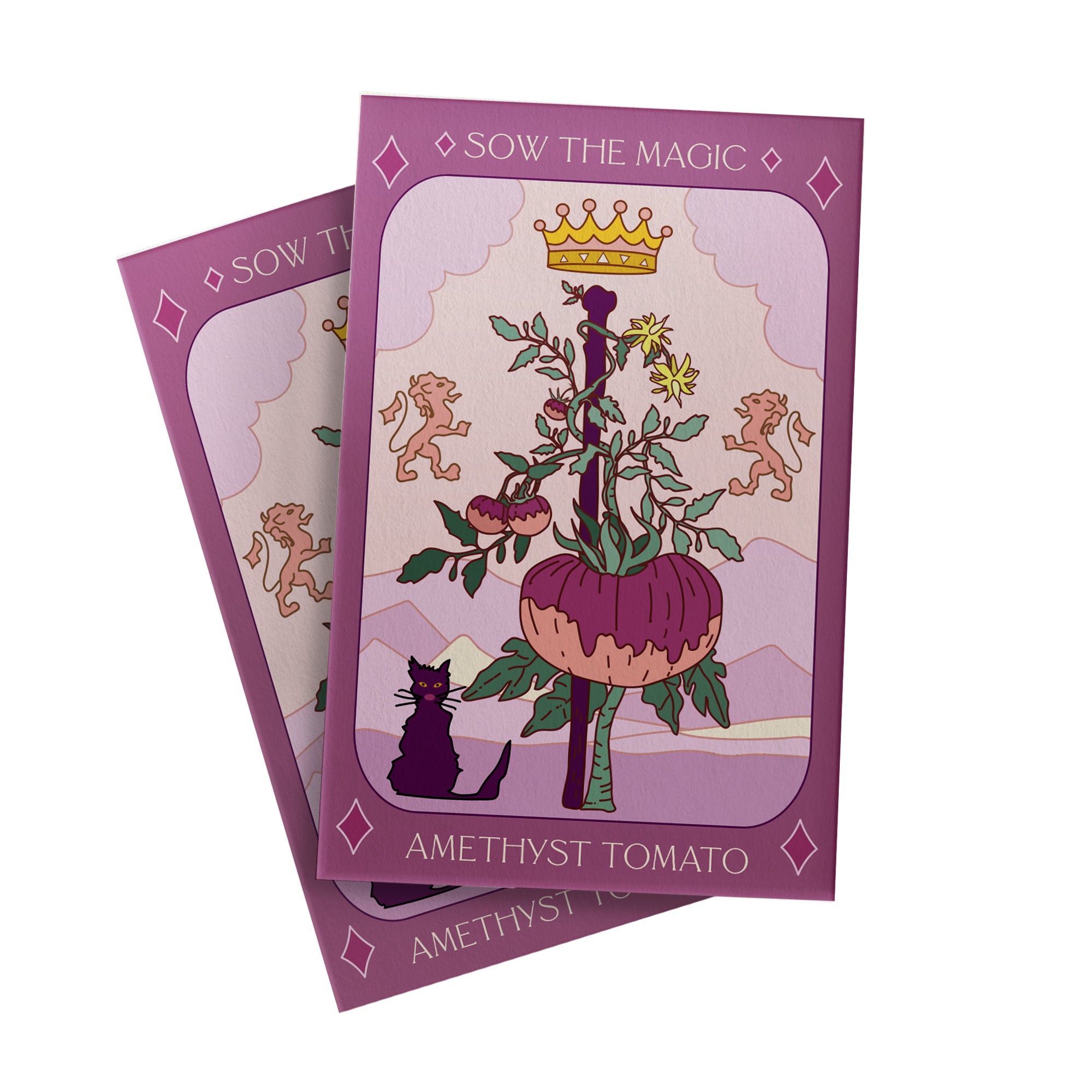 Amethyst Jewel Tomato Tarot Seed Packet