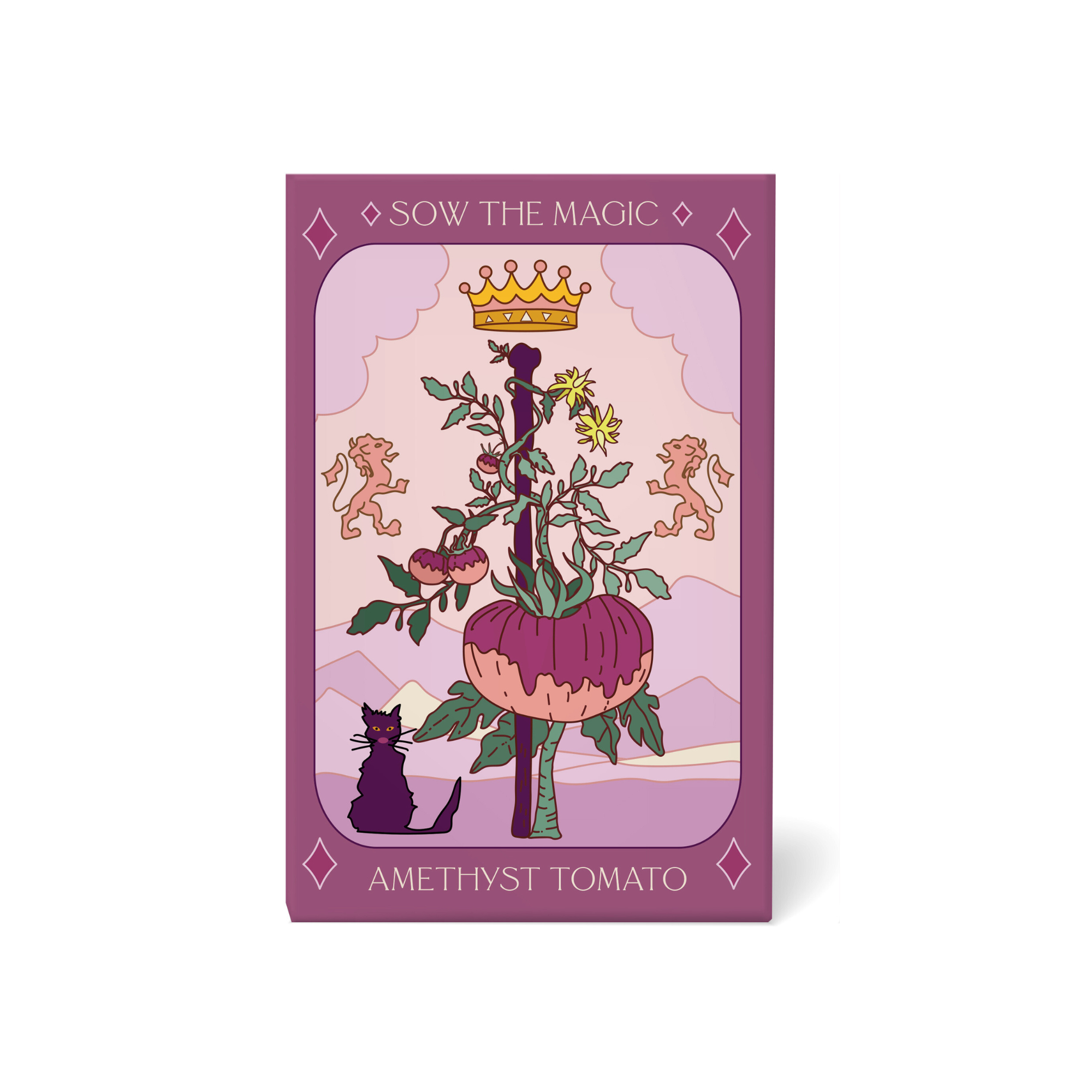 Amethyst Jewel Tomato Tarot Seed Packet