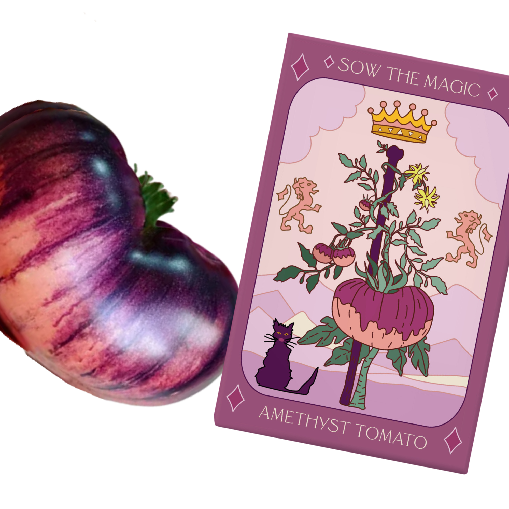 Sow the Magic Amethyst Jewel Tomato Seeds - Thumbnail 4