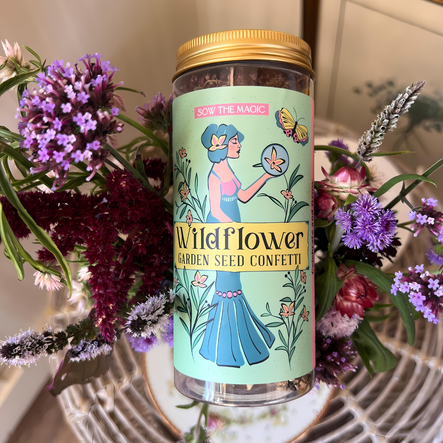 Wildflower Garden Confetti Sprinkles - Blooming Celebrations