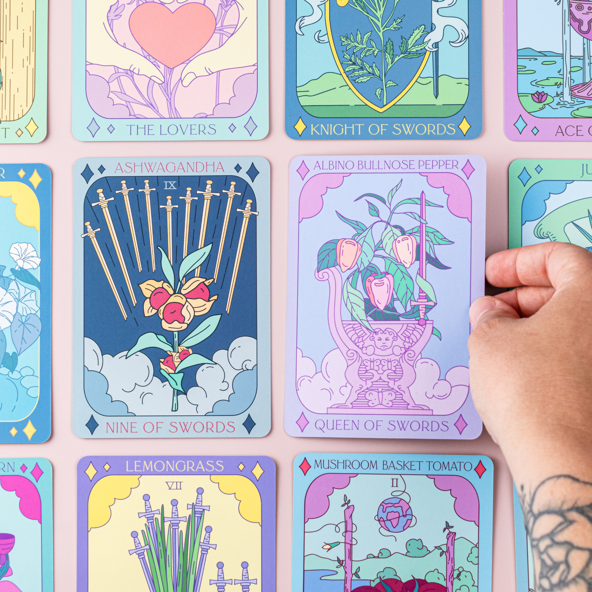 Botanical Tarot Deck + Guidebook Limited Edition