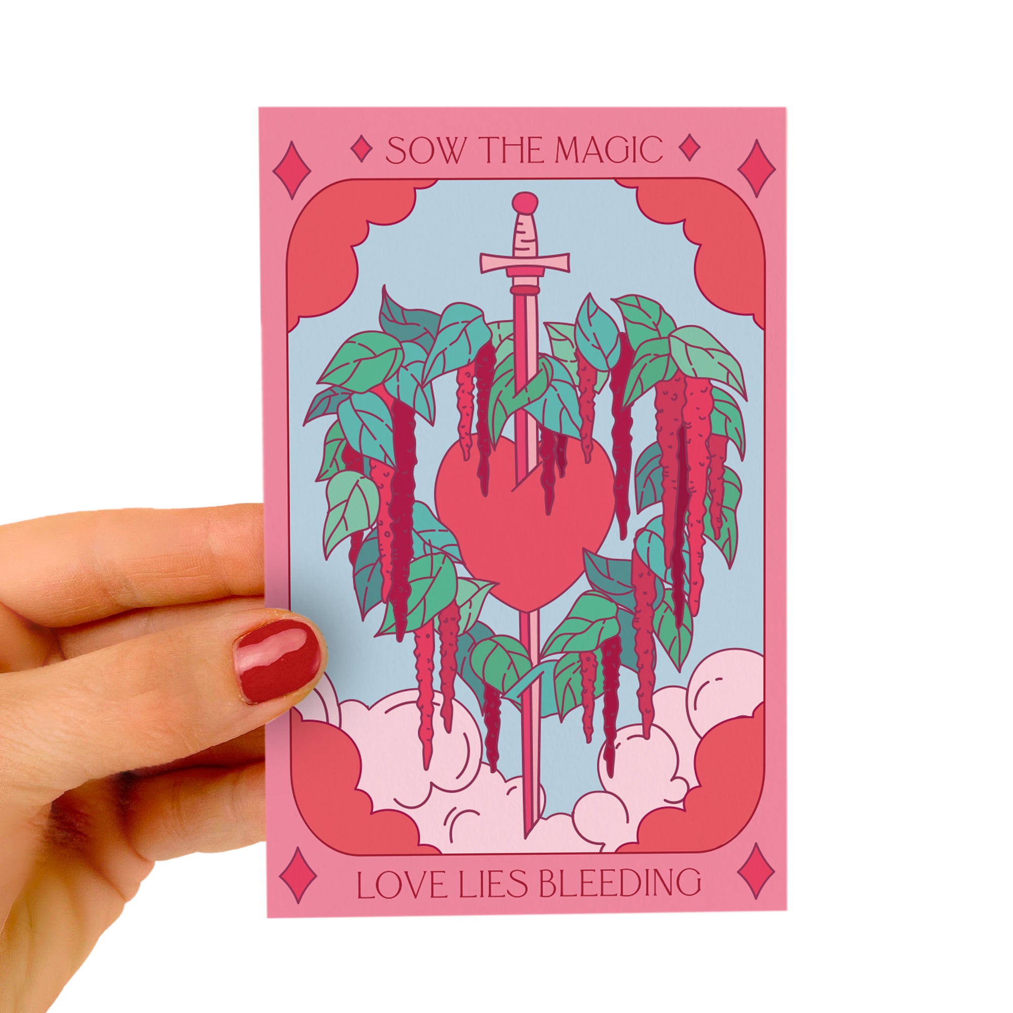 Love Lies Bleeding Tarot Seed Packet - Thumbnail 5